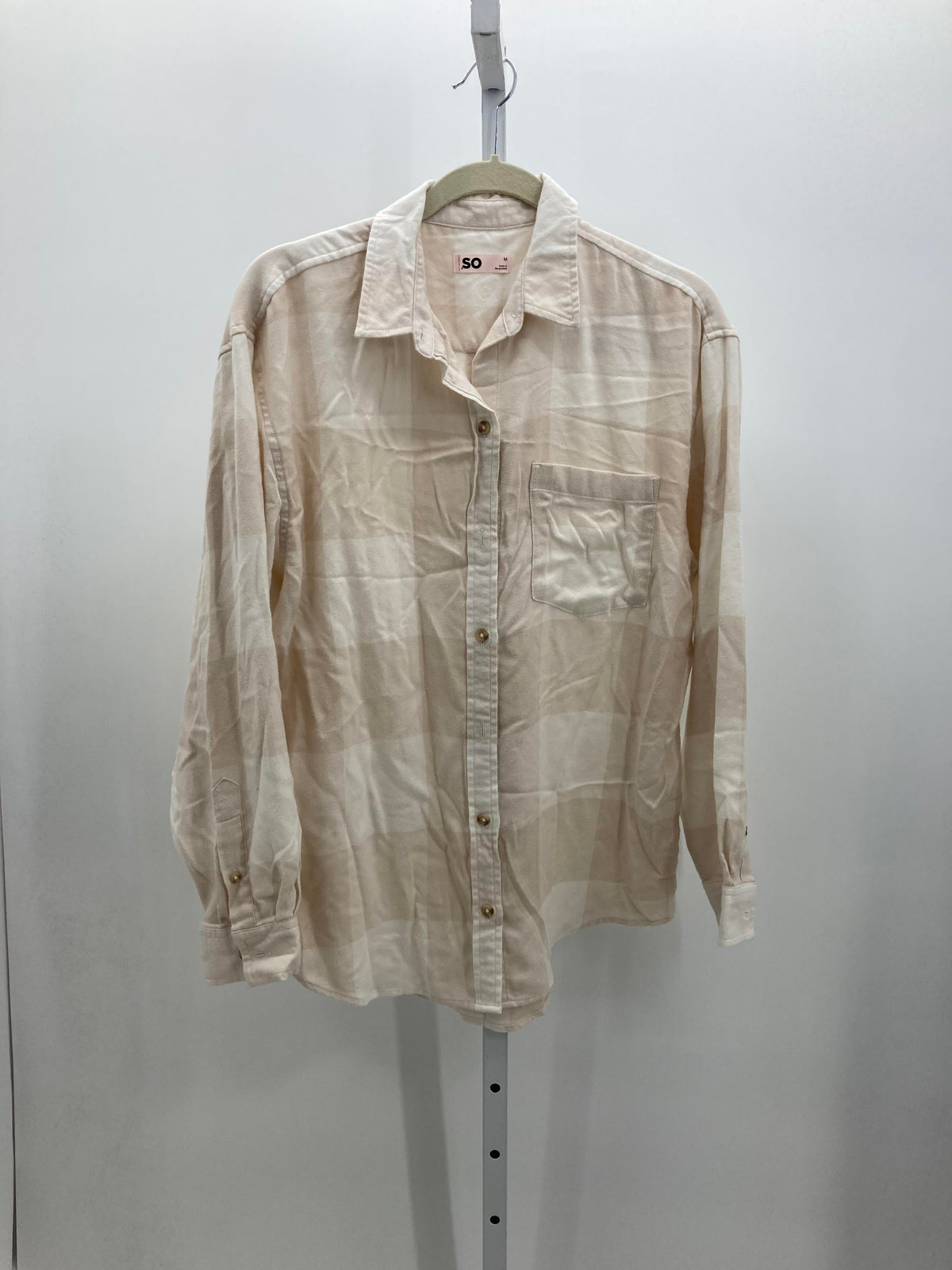 SO Size Medium Juniors Long Sleeve Shirt