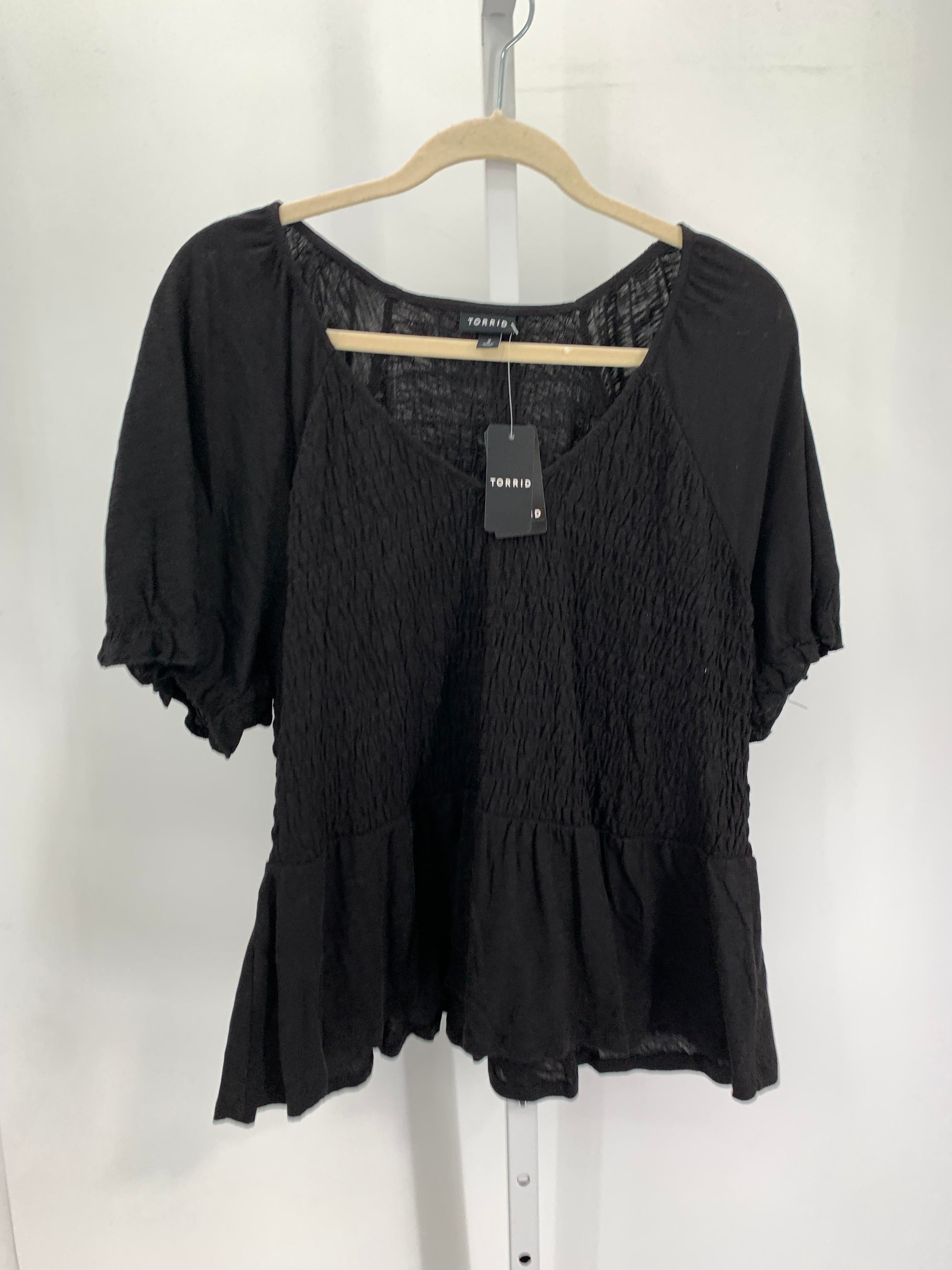 Torrid Size 2X Womens Short Sleeve Shirt