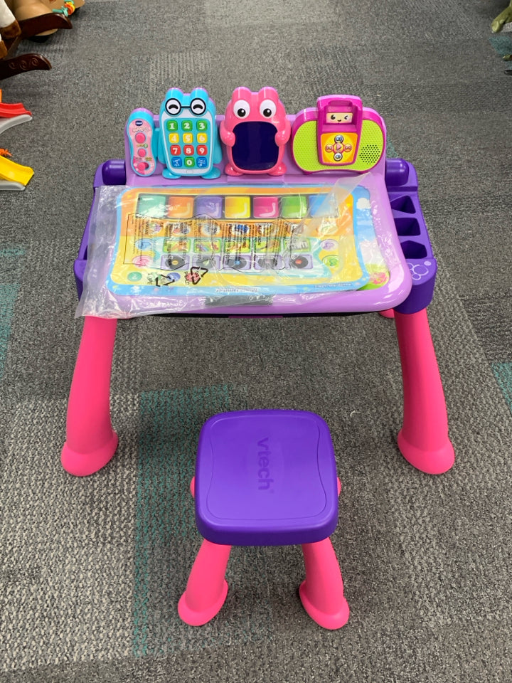 VTech® Touch & Learn Activity Desk™ Deluxe - Pink With Stool