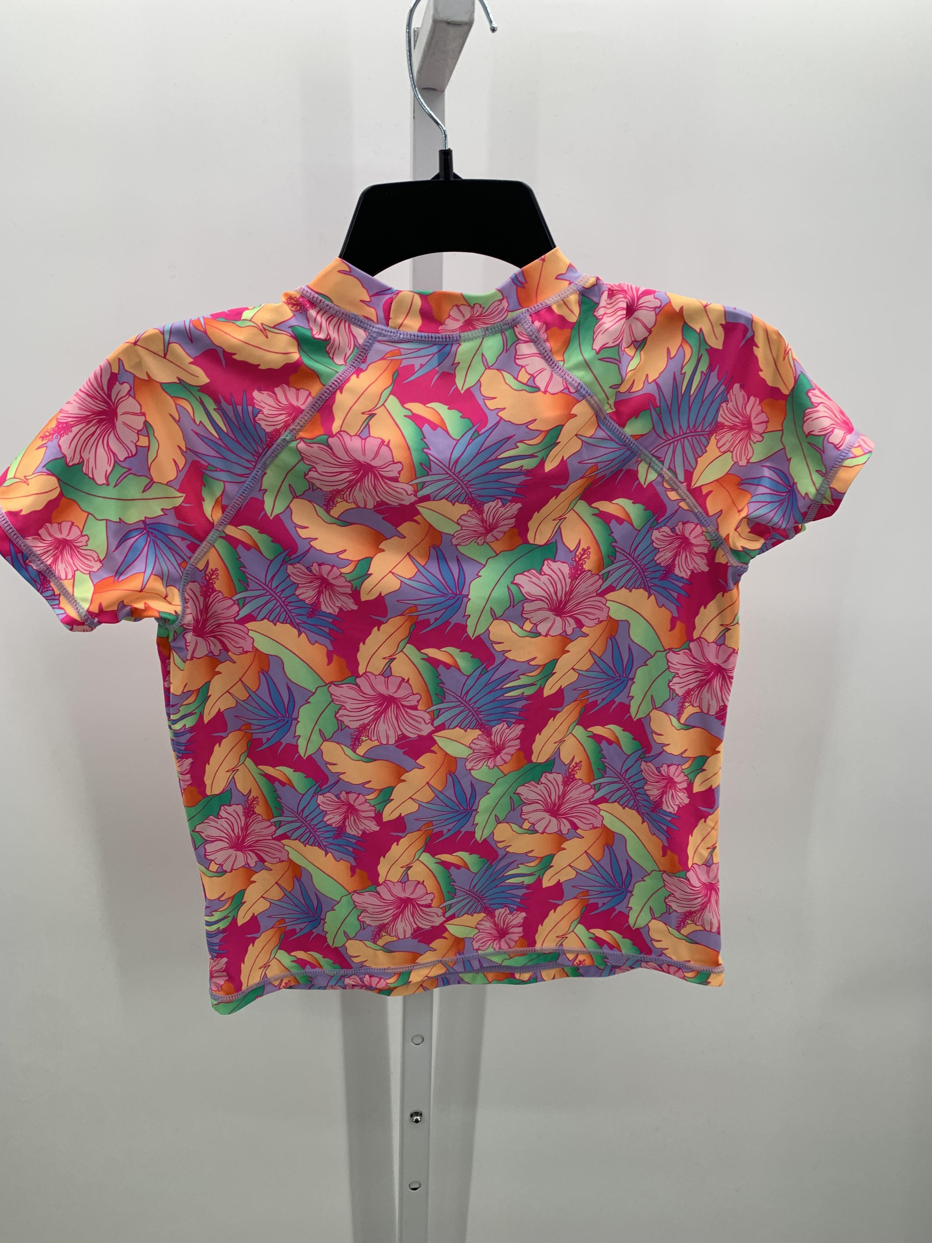 Wonder Nation Size 18 Girls Swim Shirt