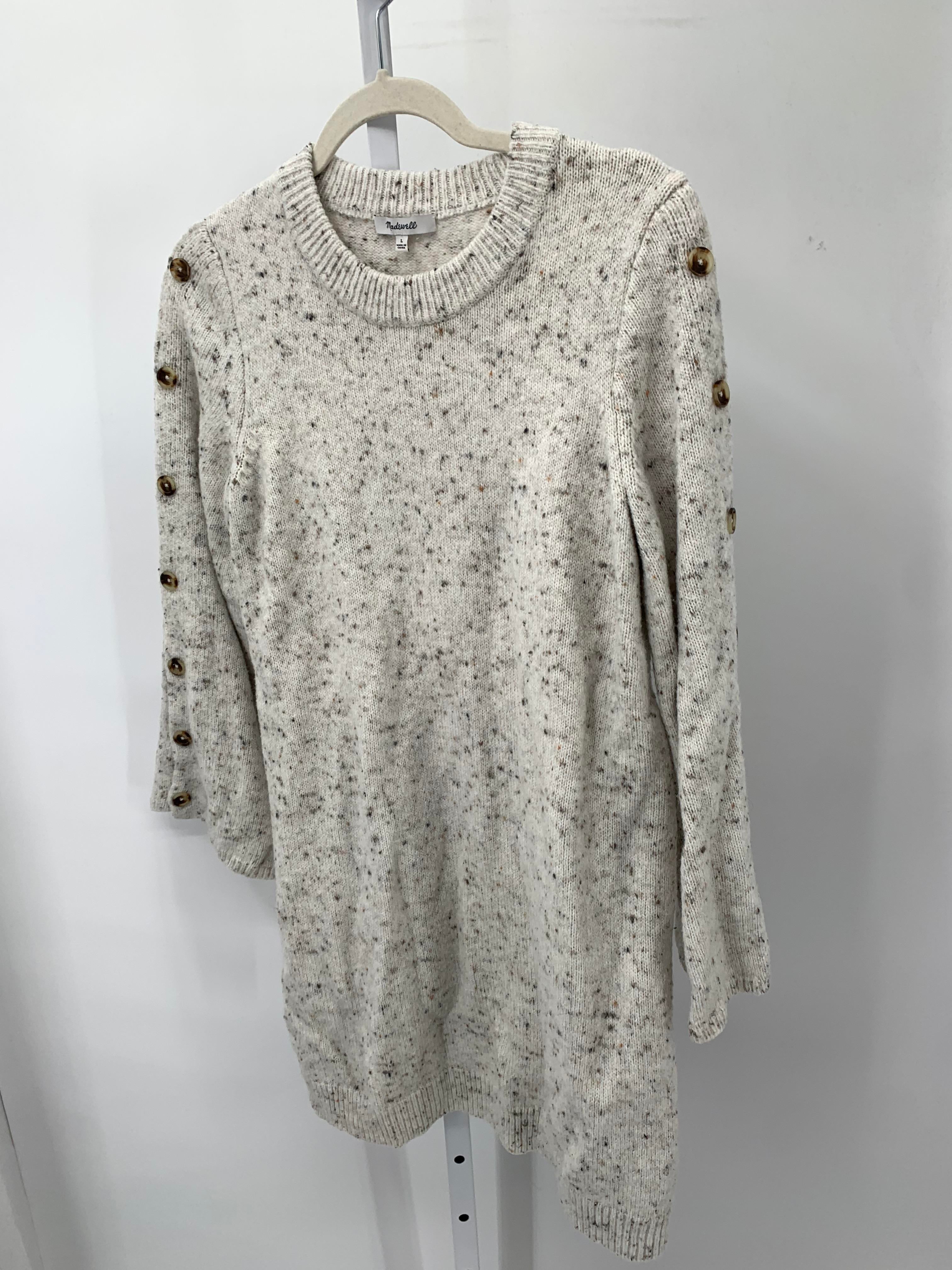 Madewell Size Large Misses Long Slv Sweater
