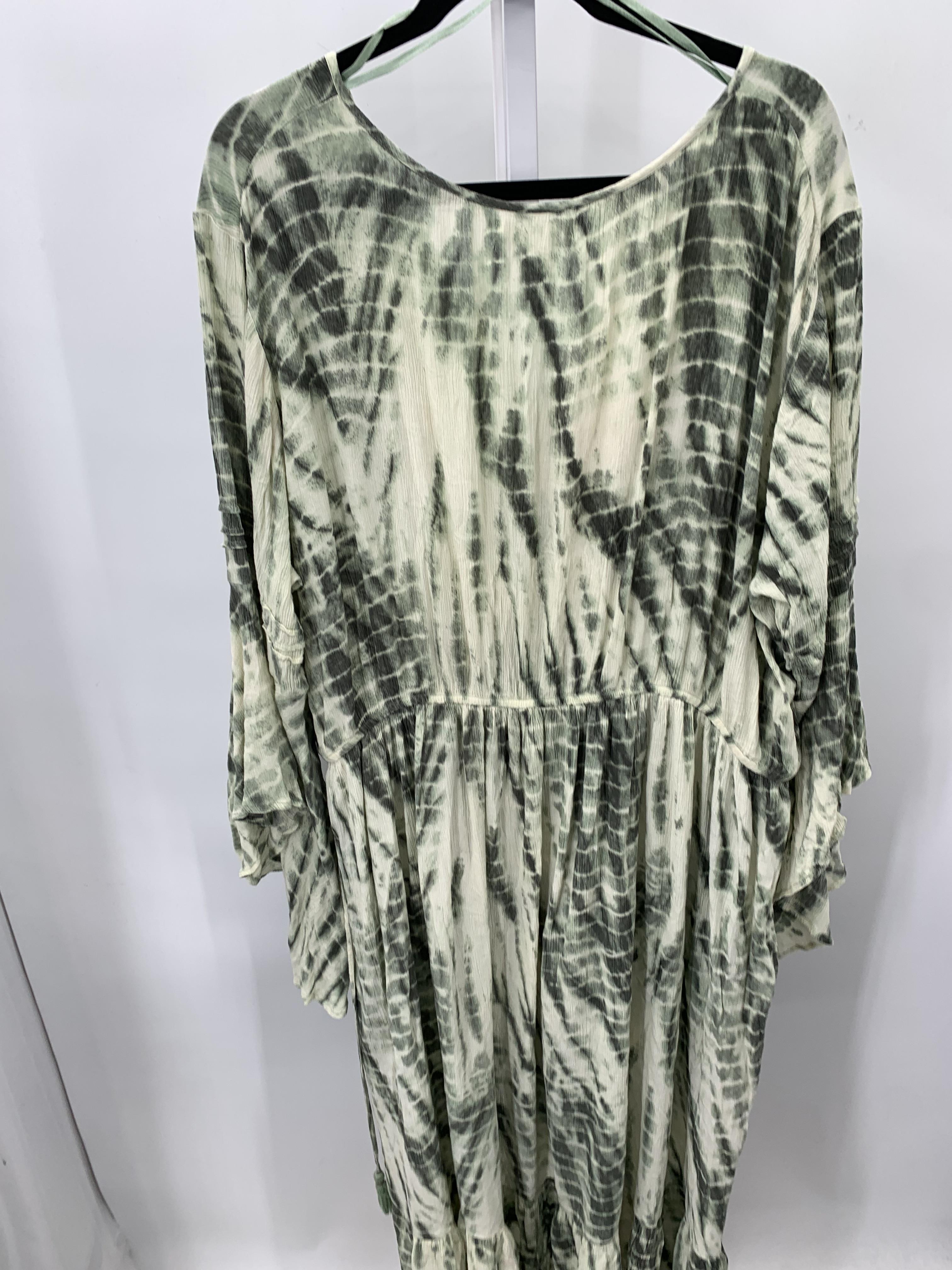 Band of Gypsies Size 3X Womens 3/4 Sleeve Dress