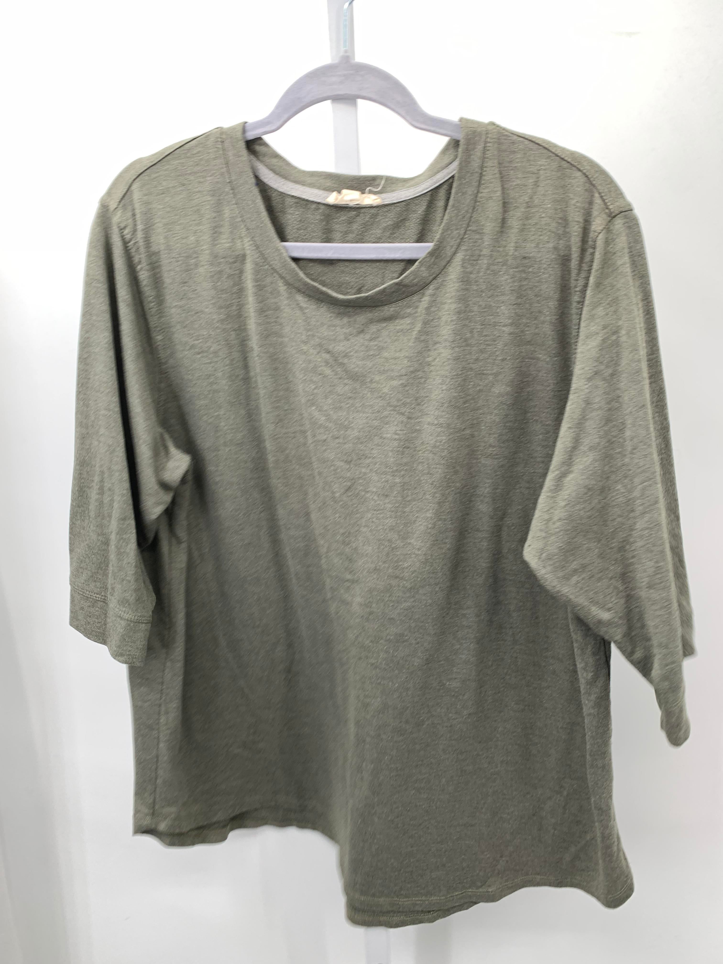 Jane + Delancey Size 1X Womens Short Sleeve Shirt