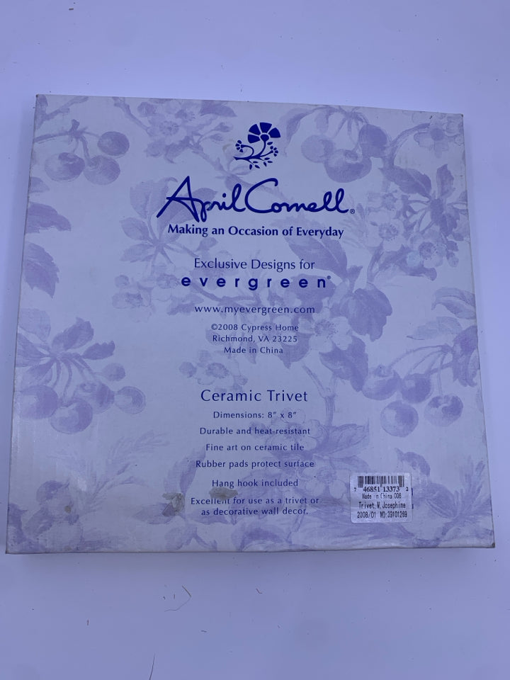 NIB CERAMIC TILE TRIVET.