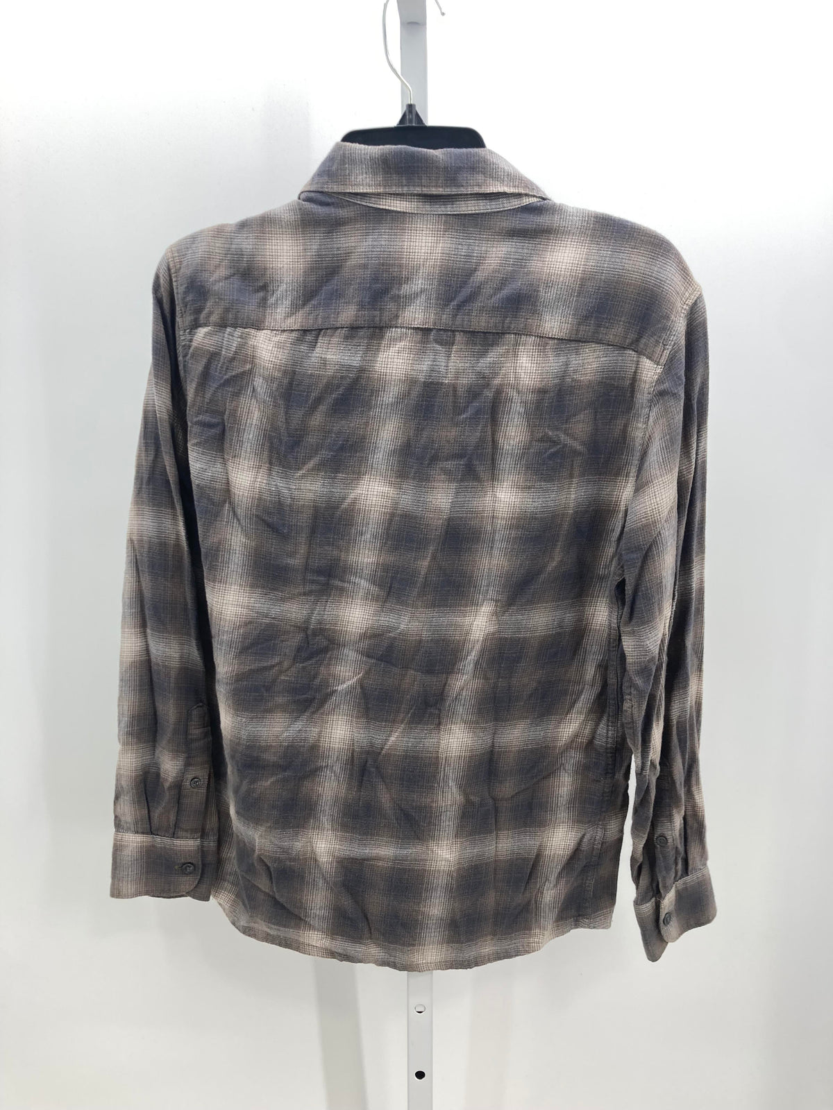PLAID BTN DOWN
