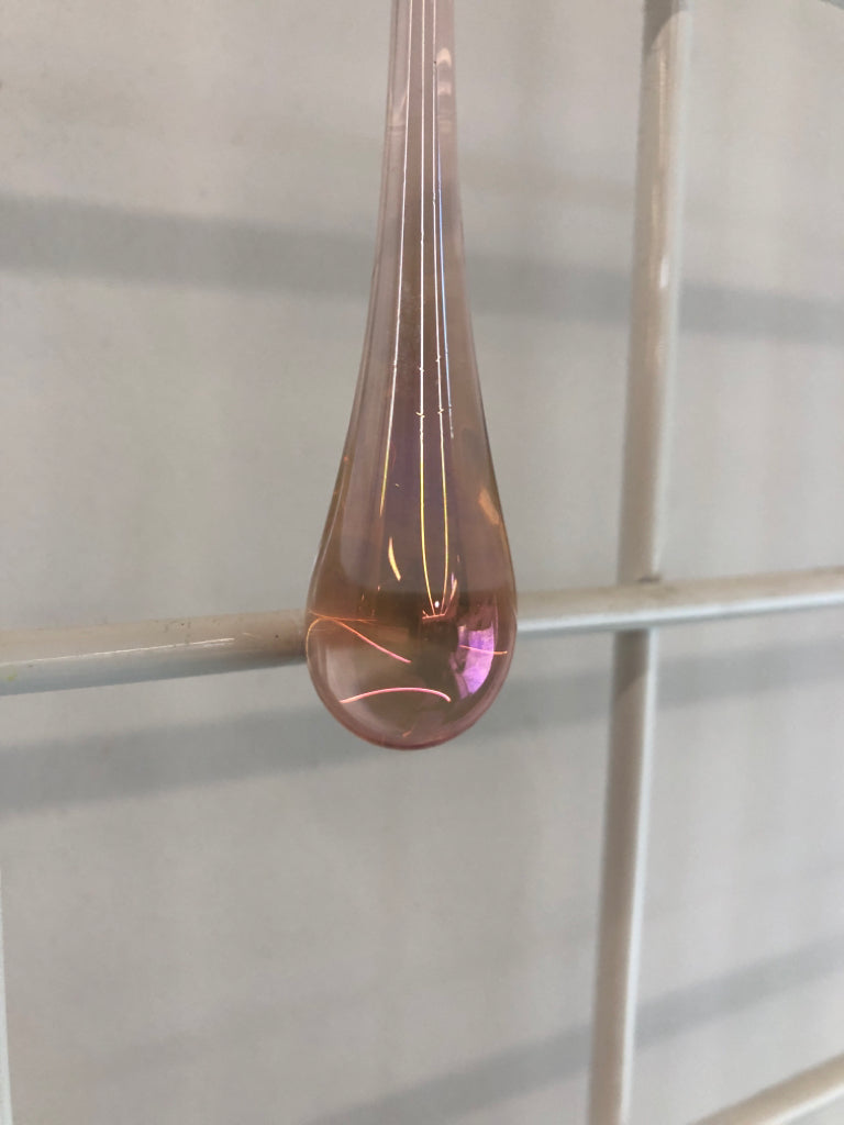 IRIDESCENT RAIN DROP ORNAMENT.