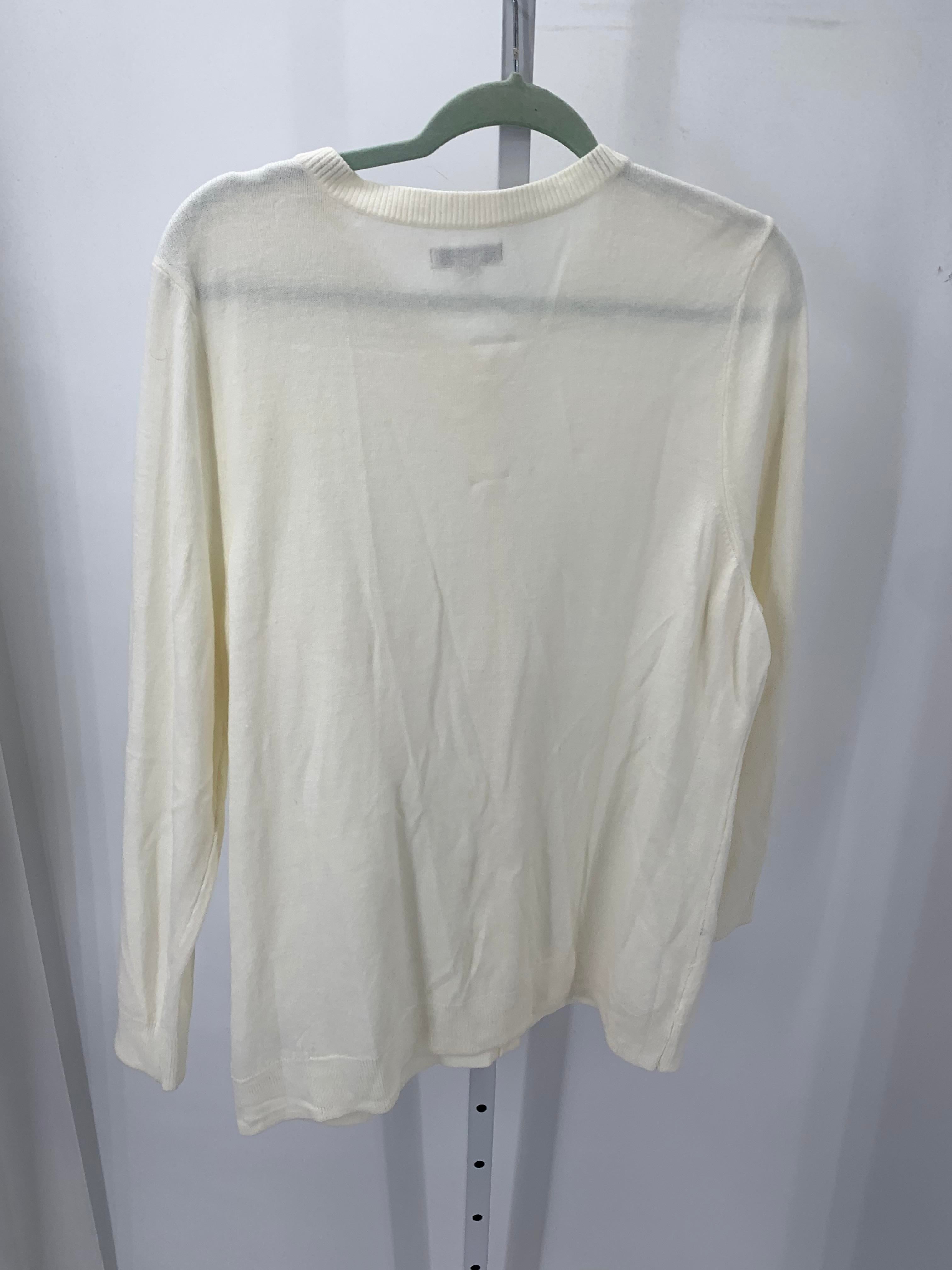 Croft & Barrow Size Extra Large Misses Long Slv Sweater
