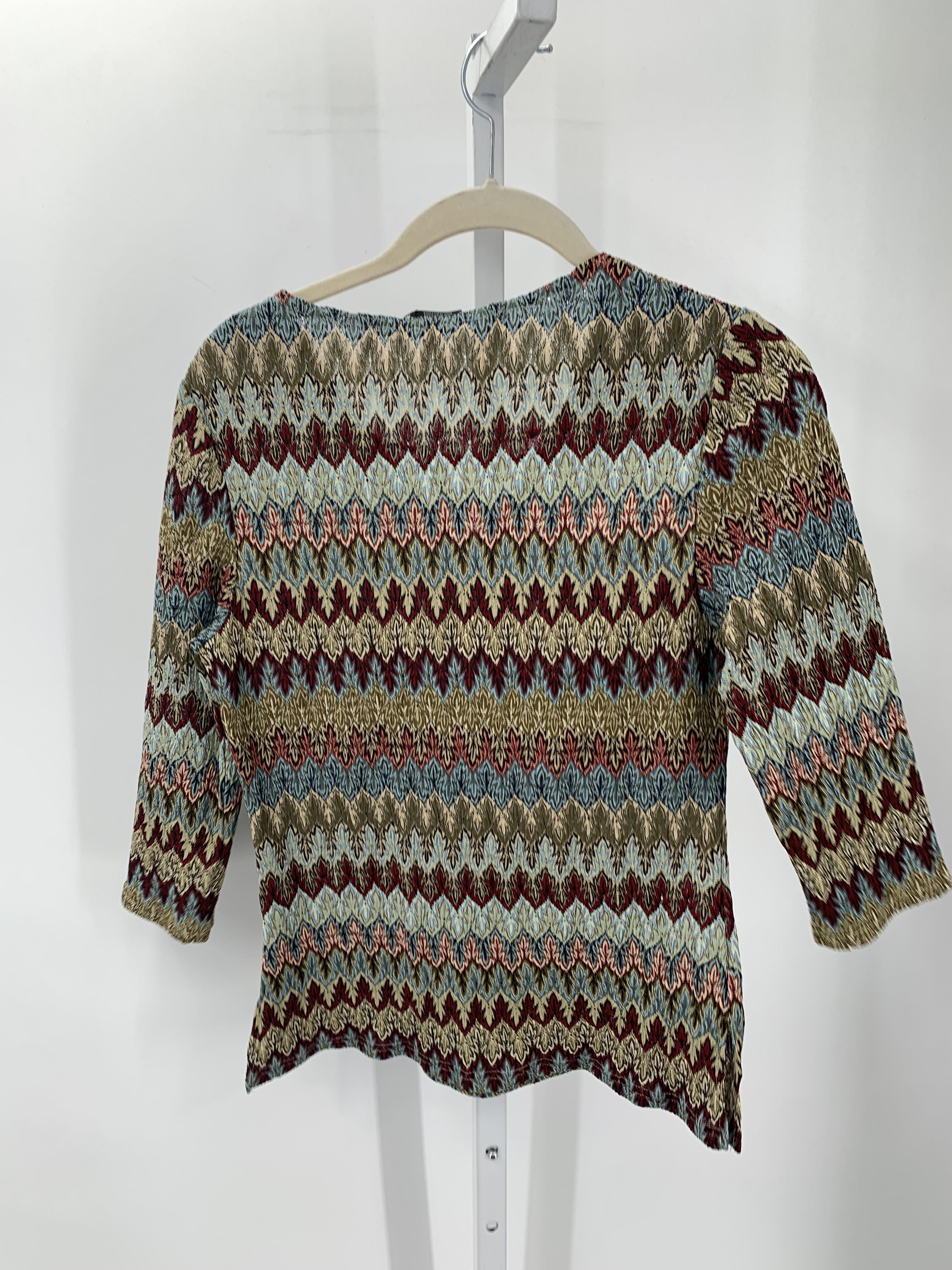 Tribal Size Medium Misses 3/4 Sleeve Shirt