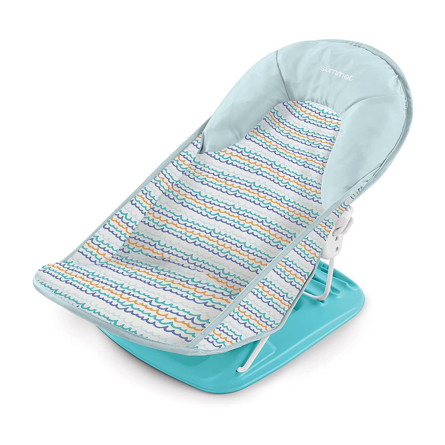 Summer Infant Deluxe Baby Bather Folding Bath Sling Green