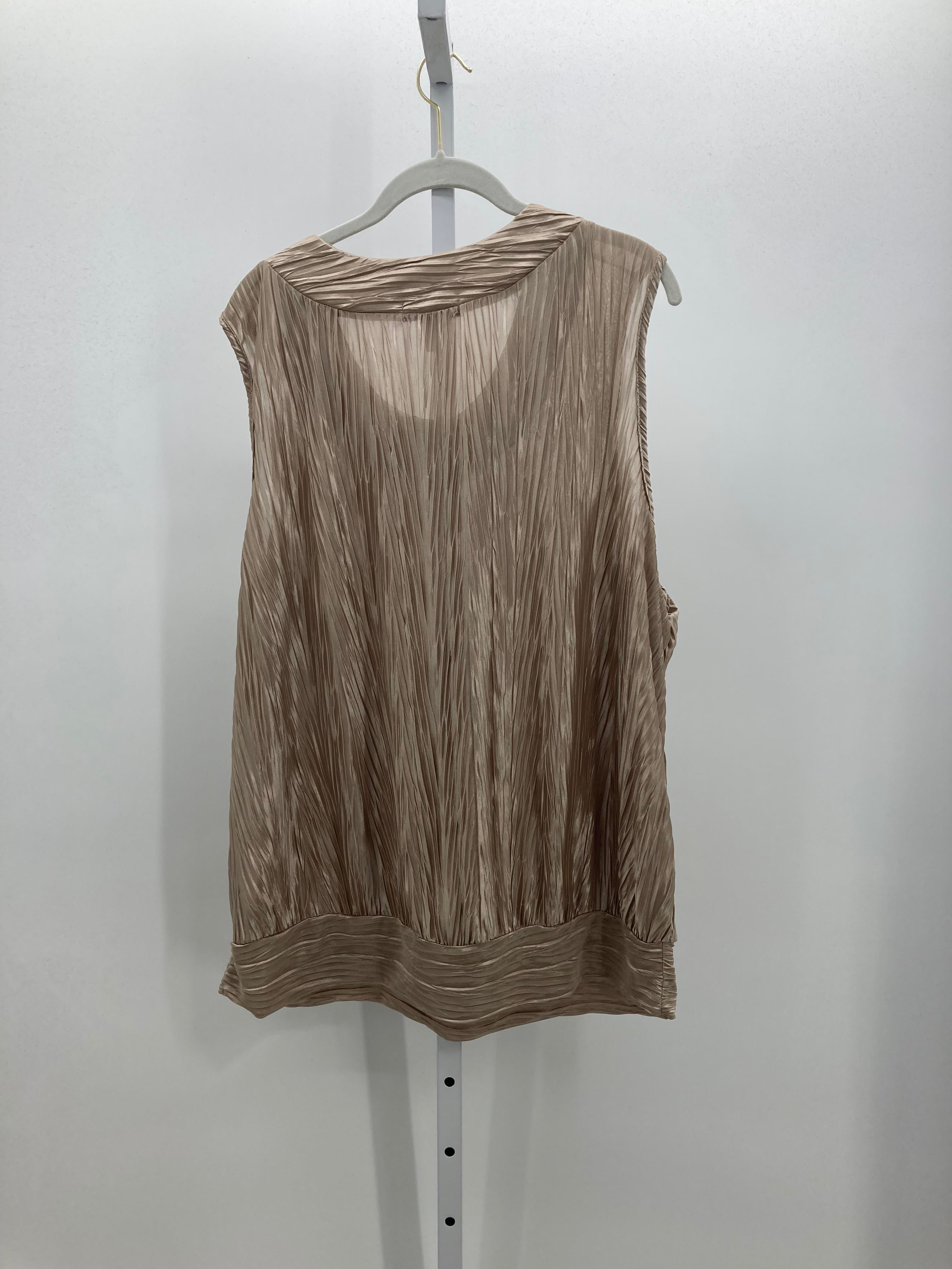 Dress Barn Size 3X Womens Sleeveless Shirt