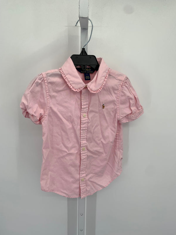 Ralph Lauren Size 5 Girls Short Sleeve Shirt