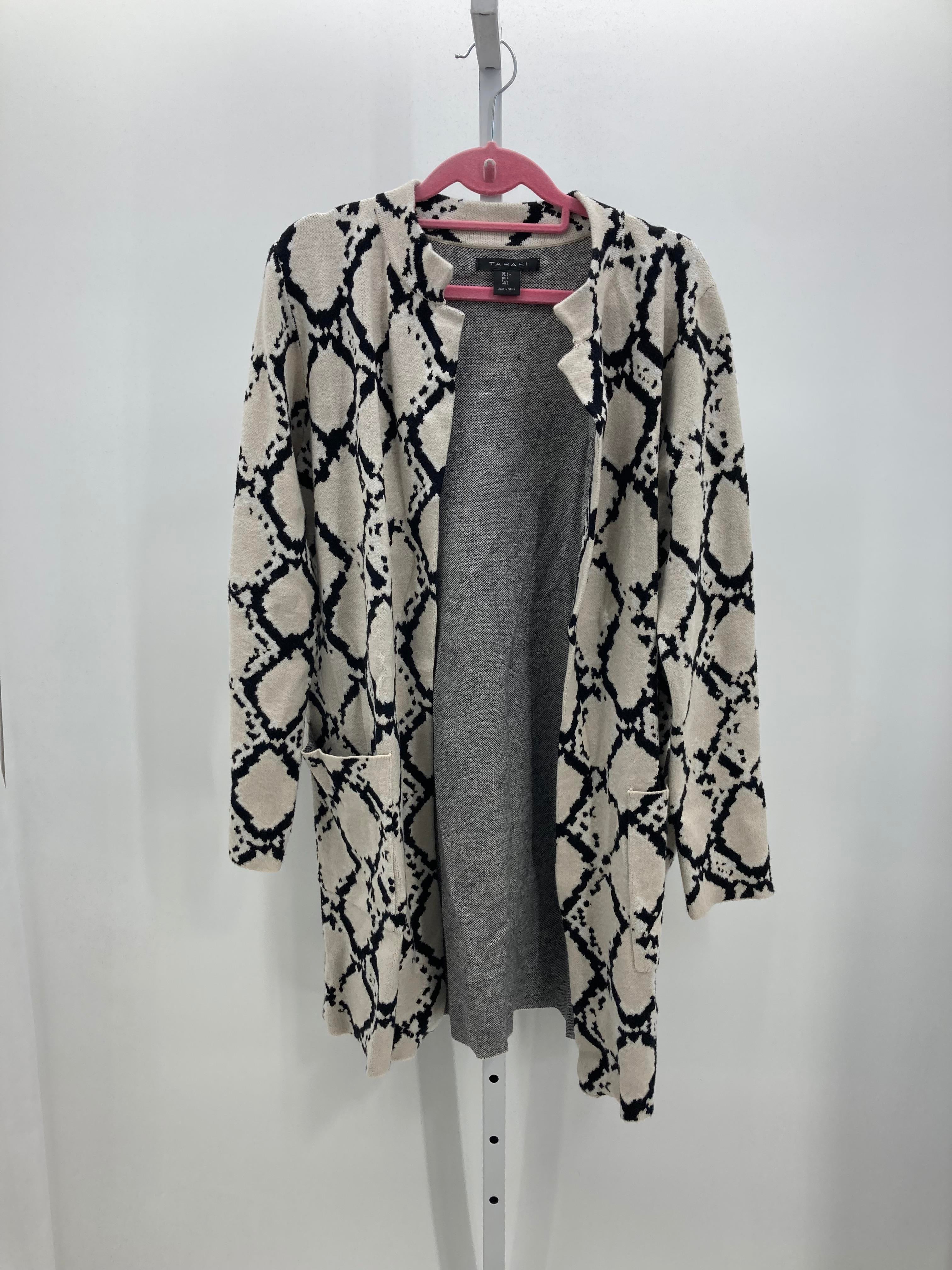 Tahari Size Large Misses Cardigan
