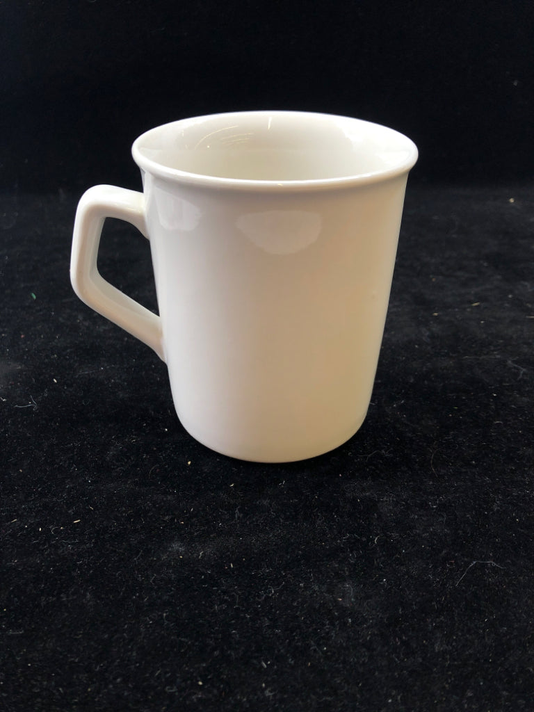 WOMAN W DONKEY MUG.