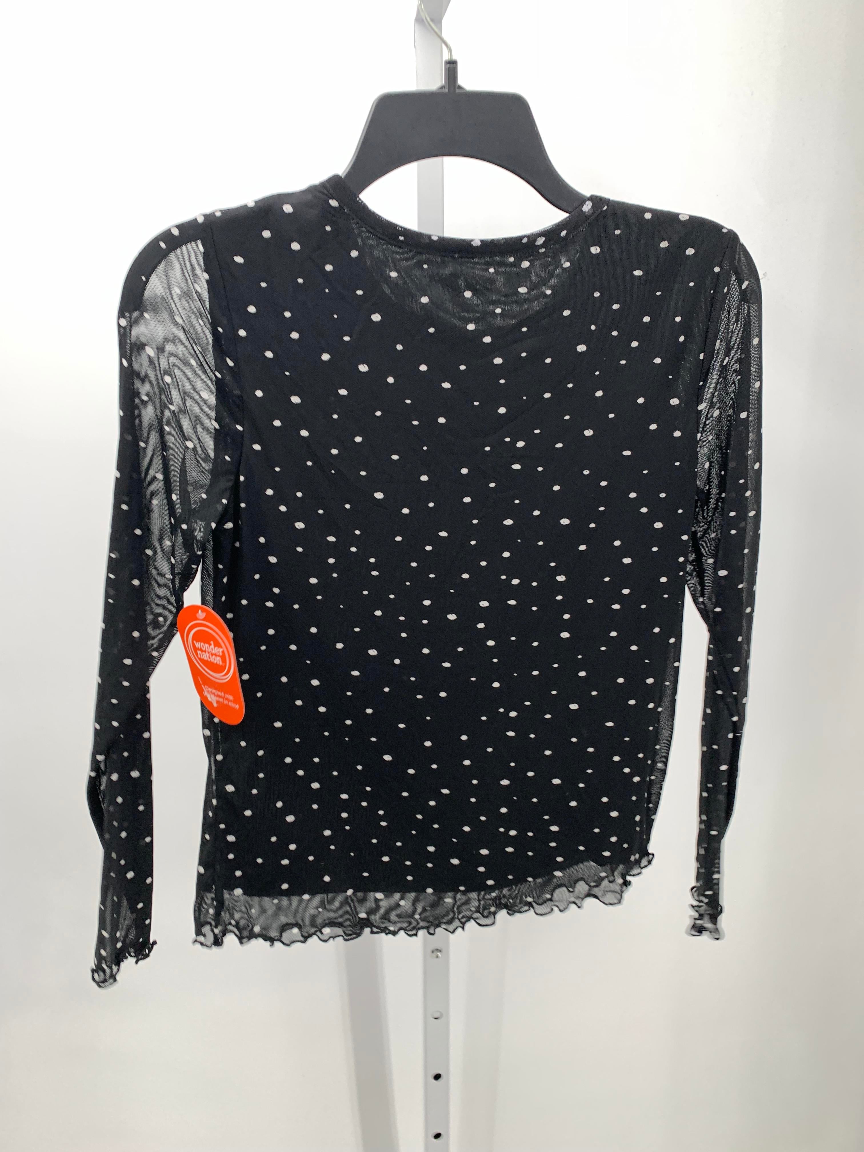 Wonder Nation Size 18 Girls Long Sleeve Shirt