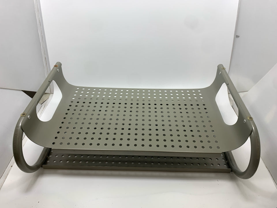 METAL 2 TIER LAPTOP/ MONITOR STAND.