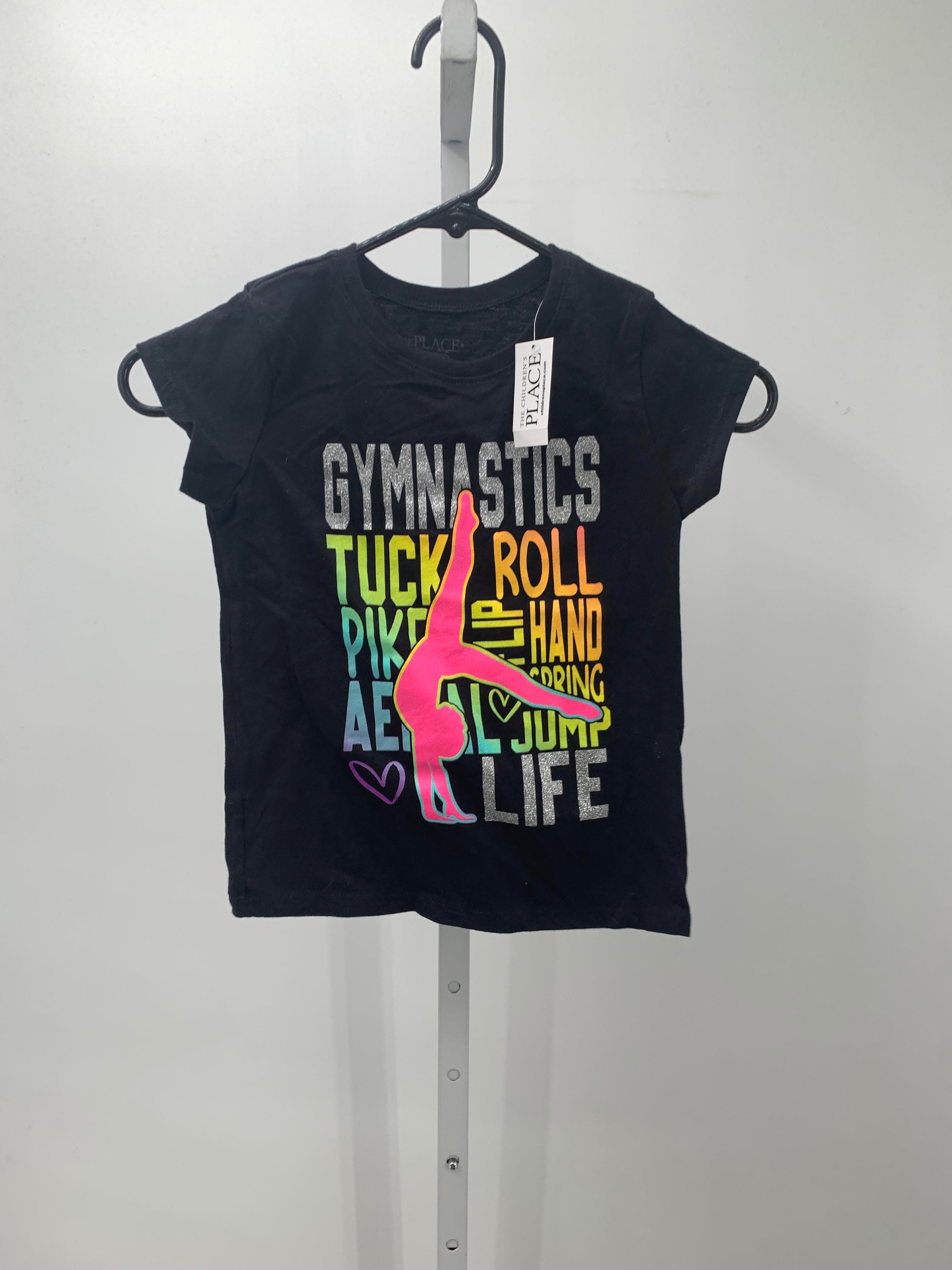 Children's Place Size 5-6 Girls Short Sleeve Shirt