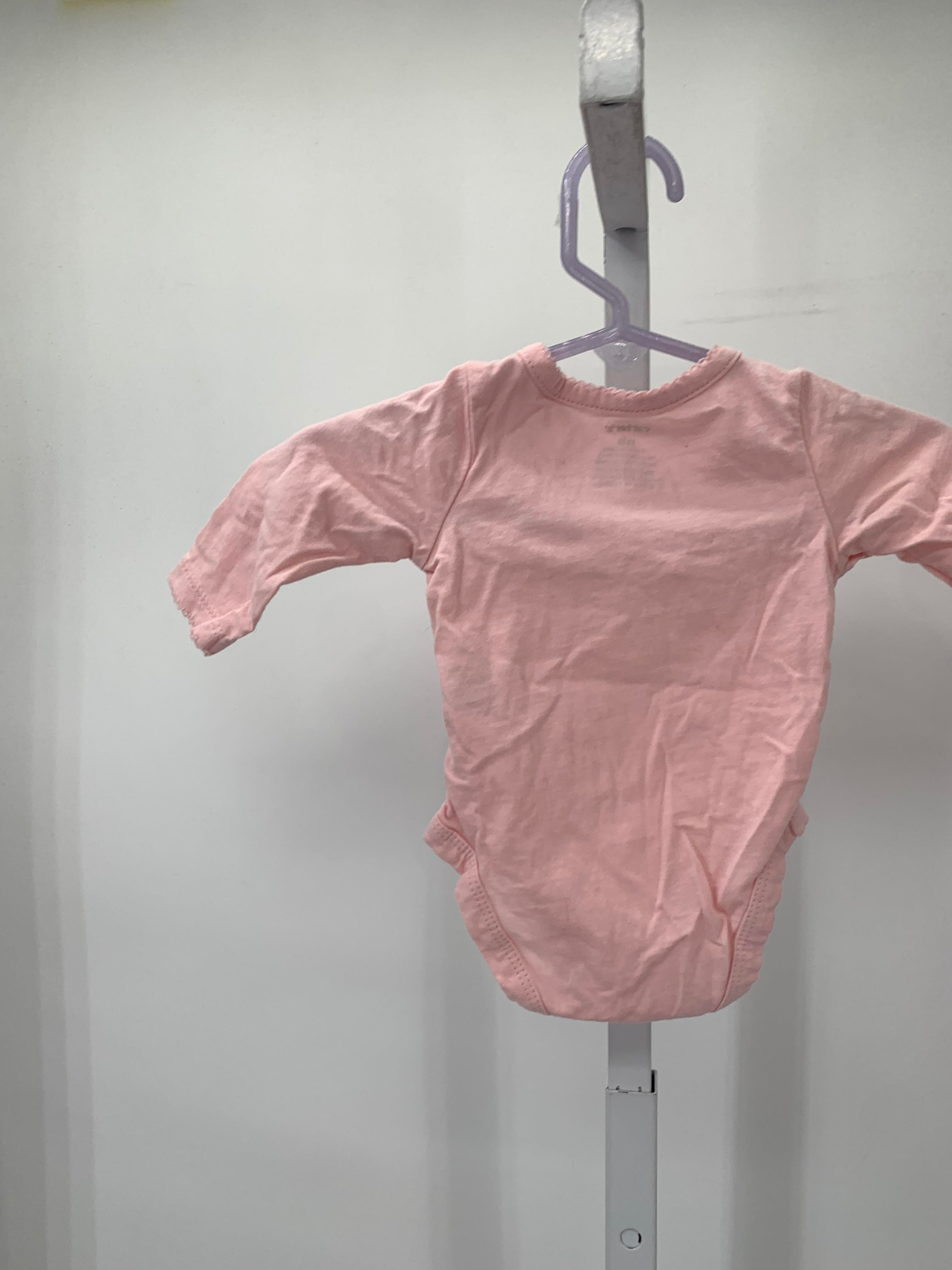 Carters Size Newborn Girls Long Sleeve Shirt