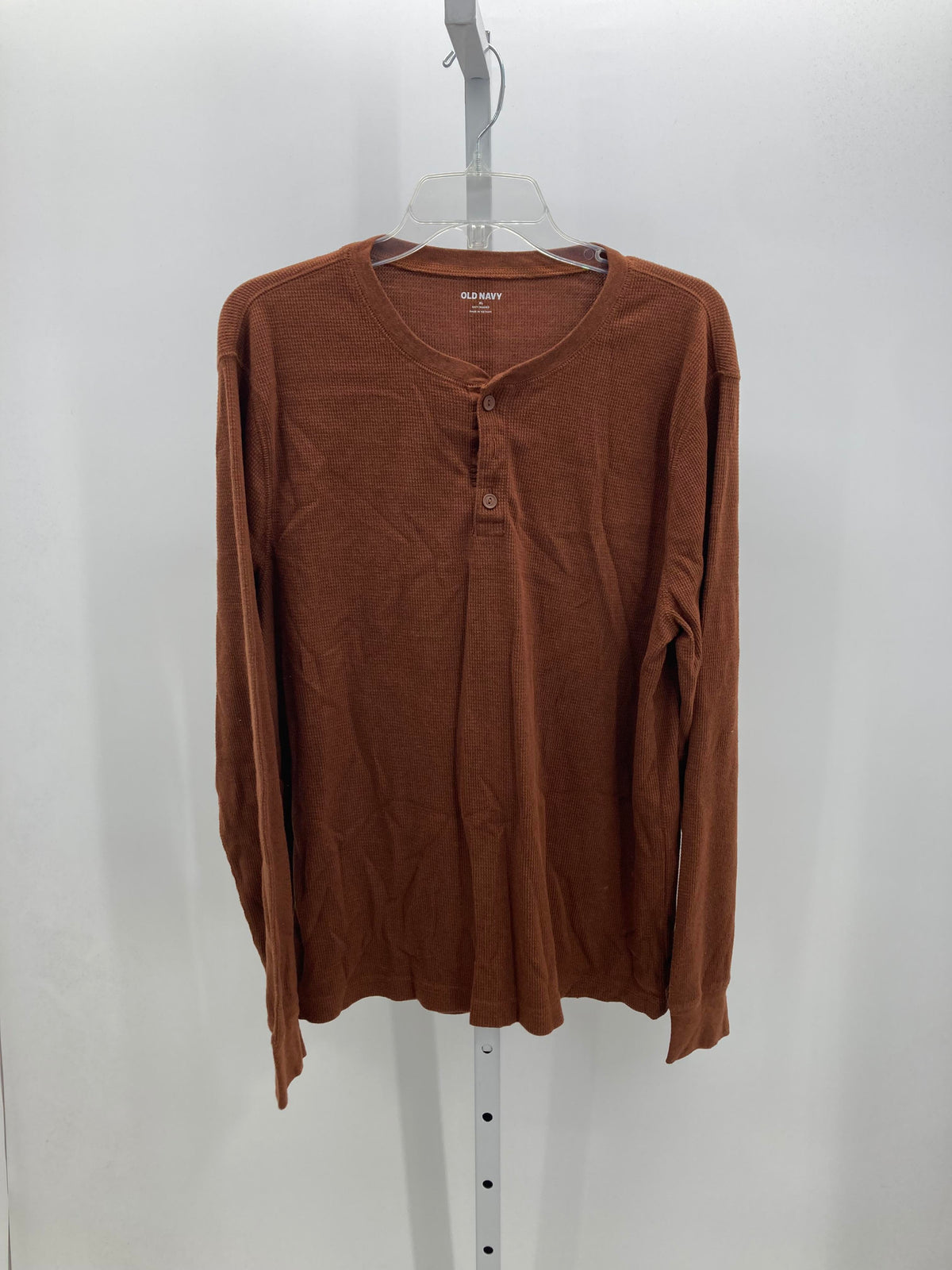 WAFFLE KNIT HENLEY
