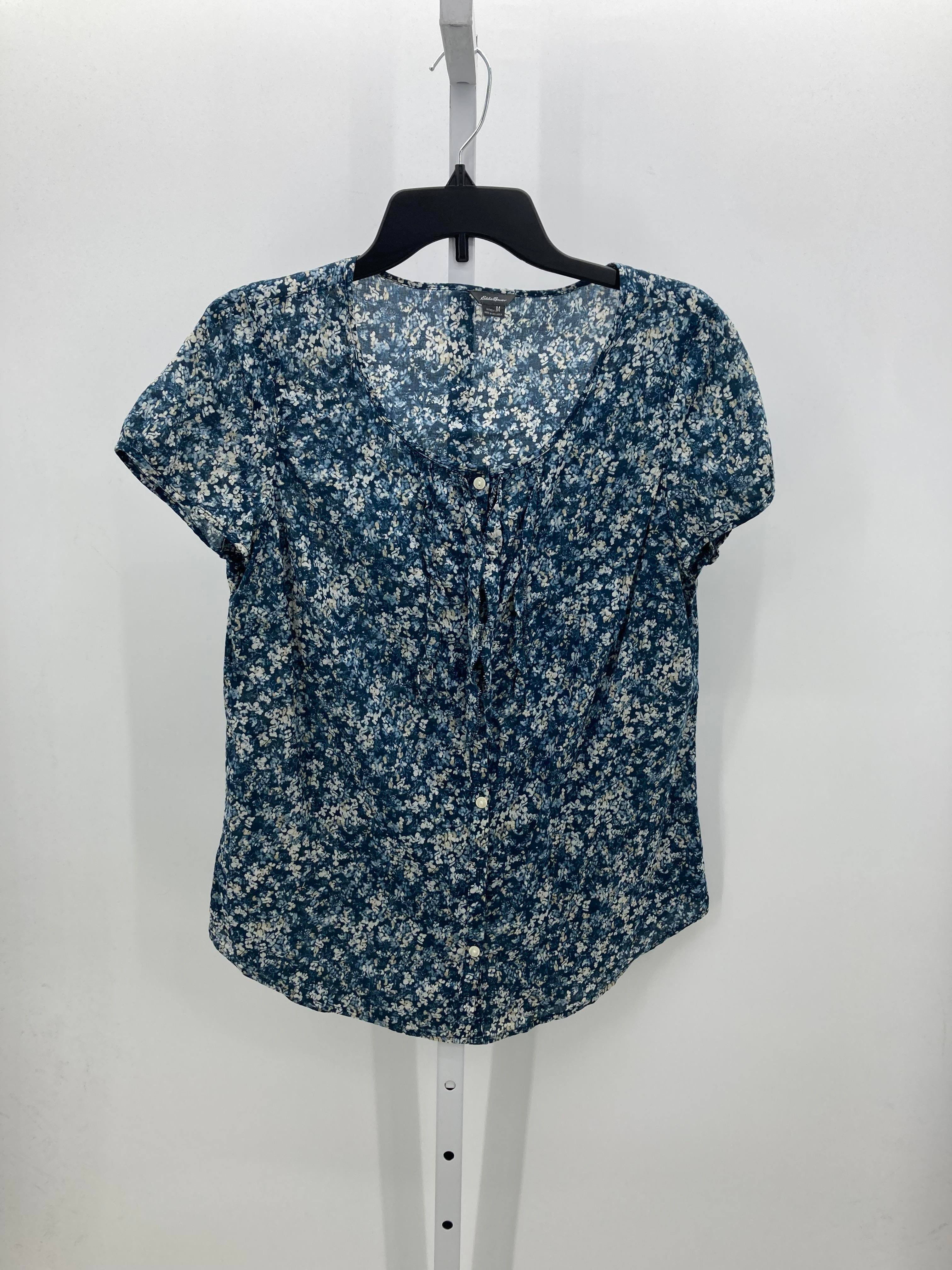 Eddie Bauer Size Medium Misses Short Sleeve Shirt