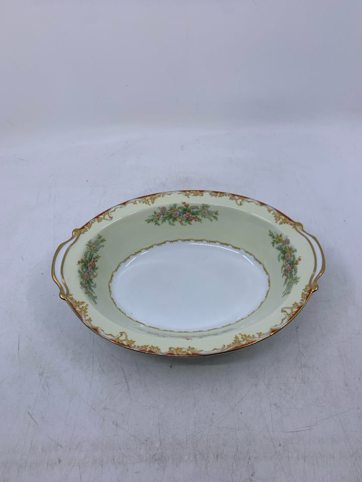VTG OVAL DUDLEY SERVING BOWL.