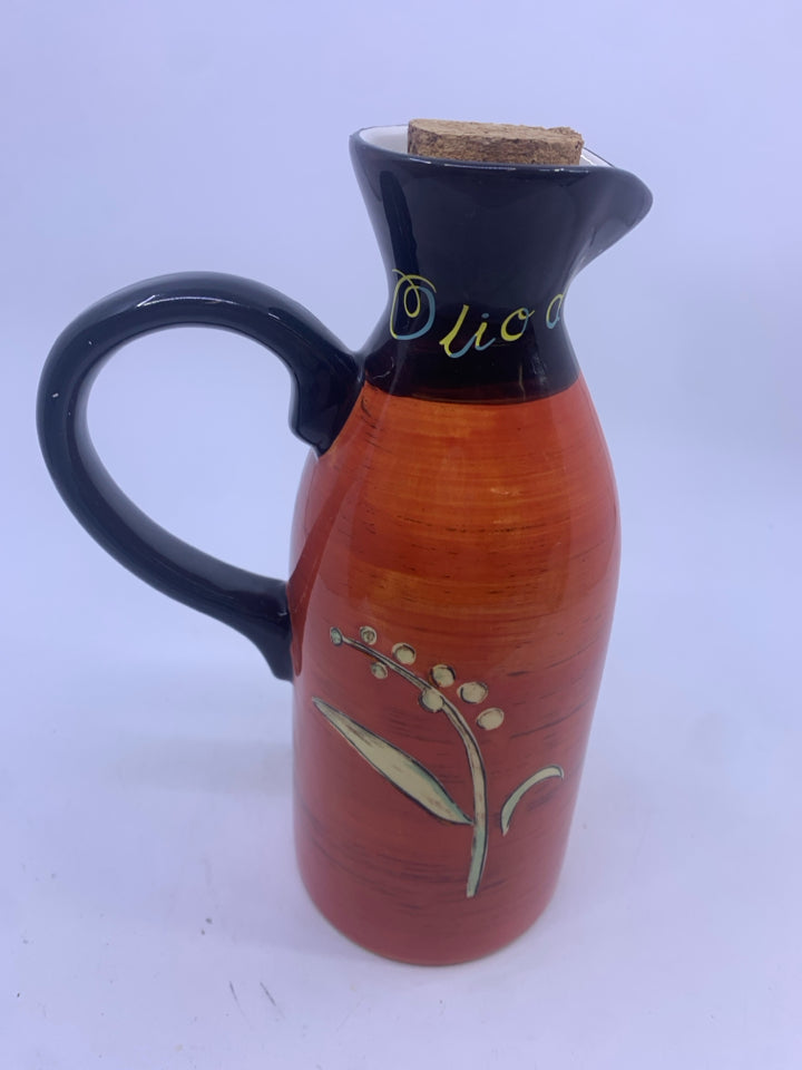 RE PAINTED OLIO D' OLIVA DISPENSER.