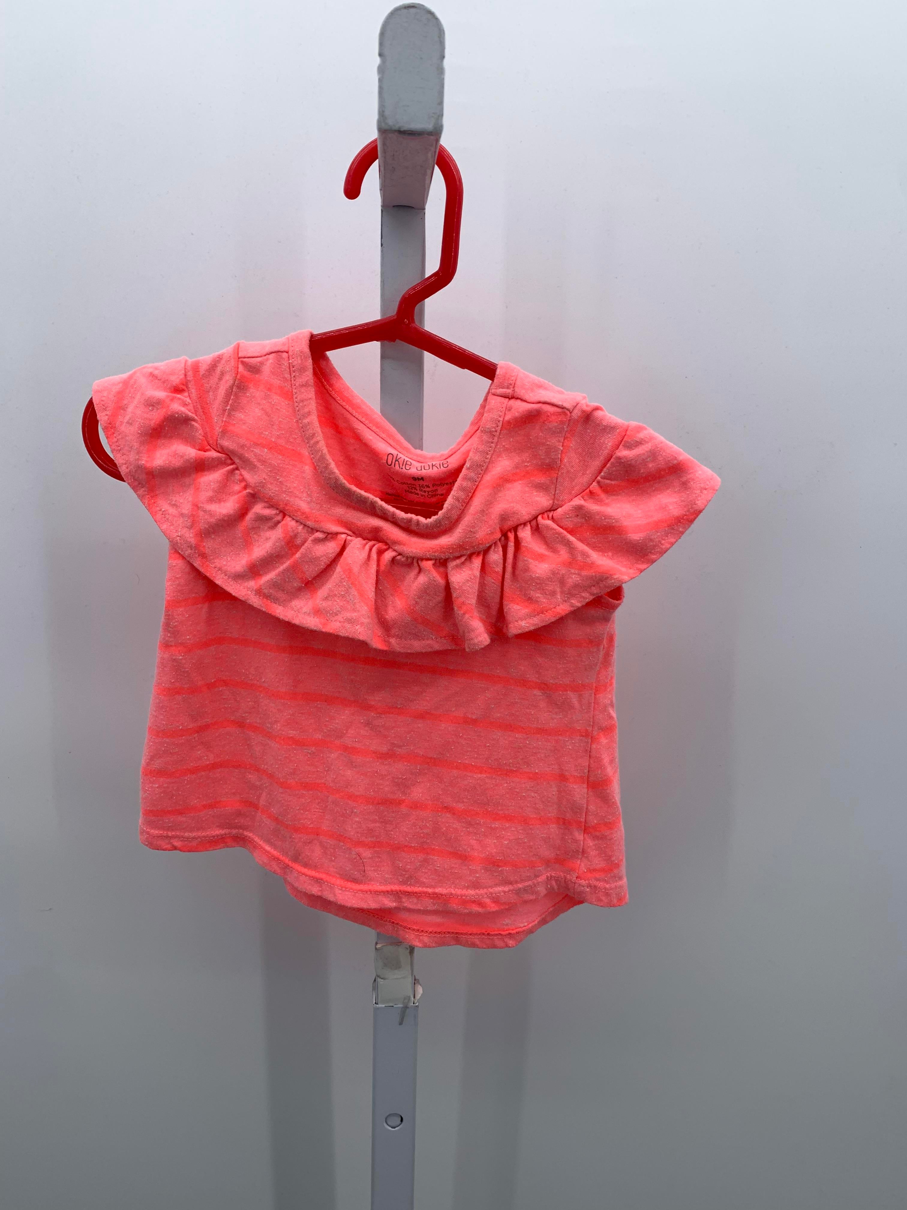 Okie Dokie Size 9 Months Girls Short Sleeve Shirt