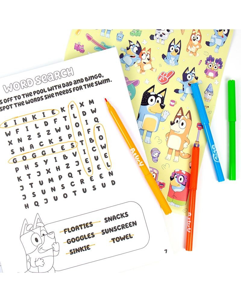 NEW Bluey Color & Sticker Activity Pad