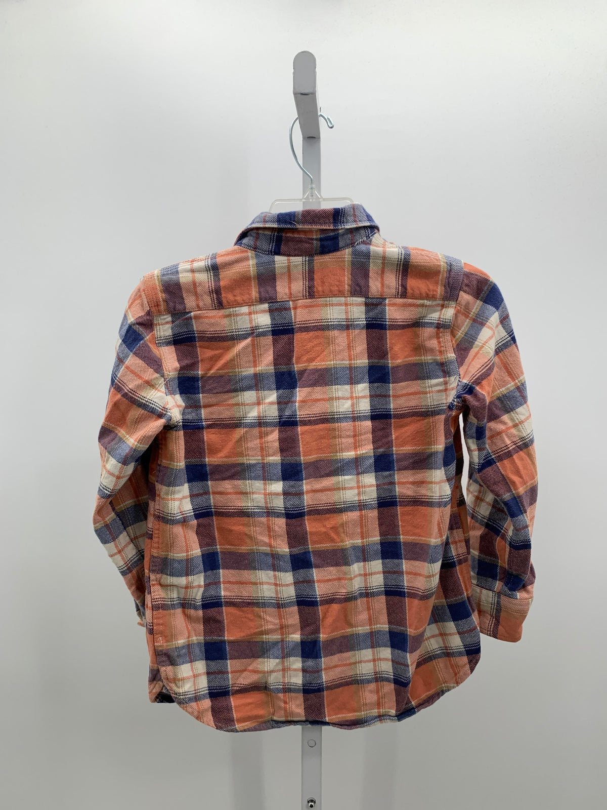 BLUE WHITE PLAID BTN DOWN
