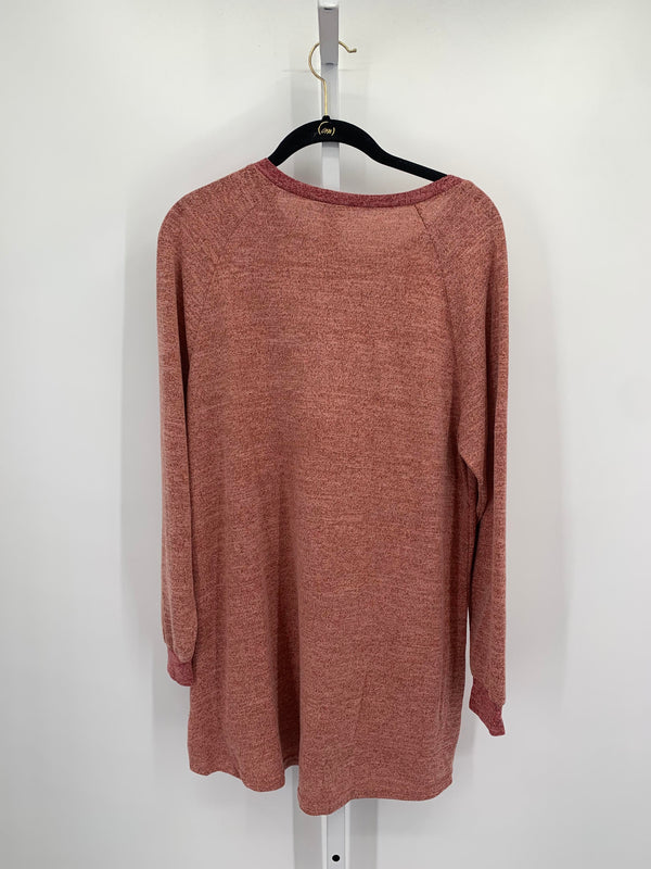 Size 14 W Womens Long Slv Sweater