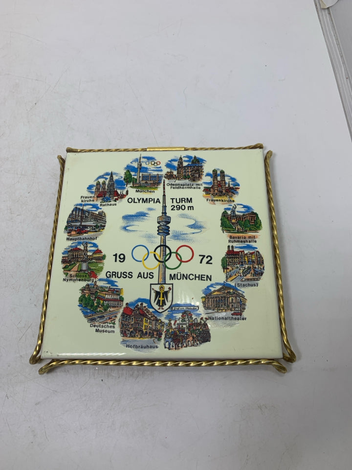 OLYMPICS GAMES TRIVET 1972.