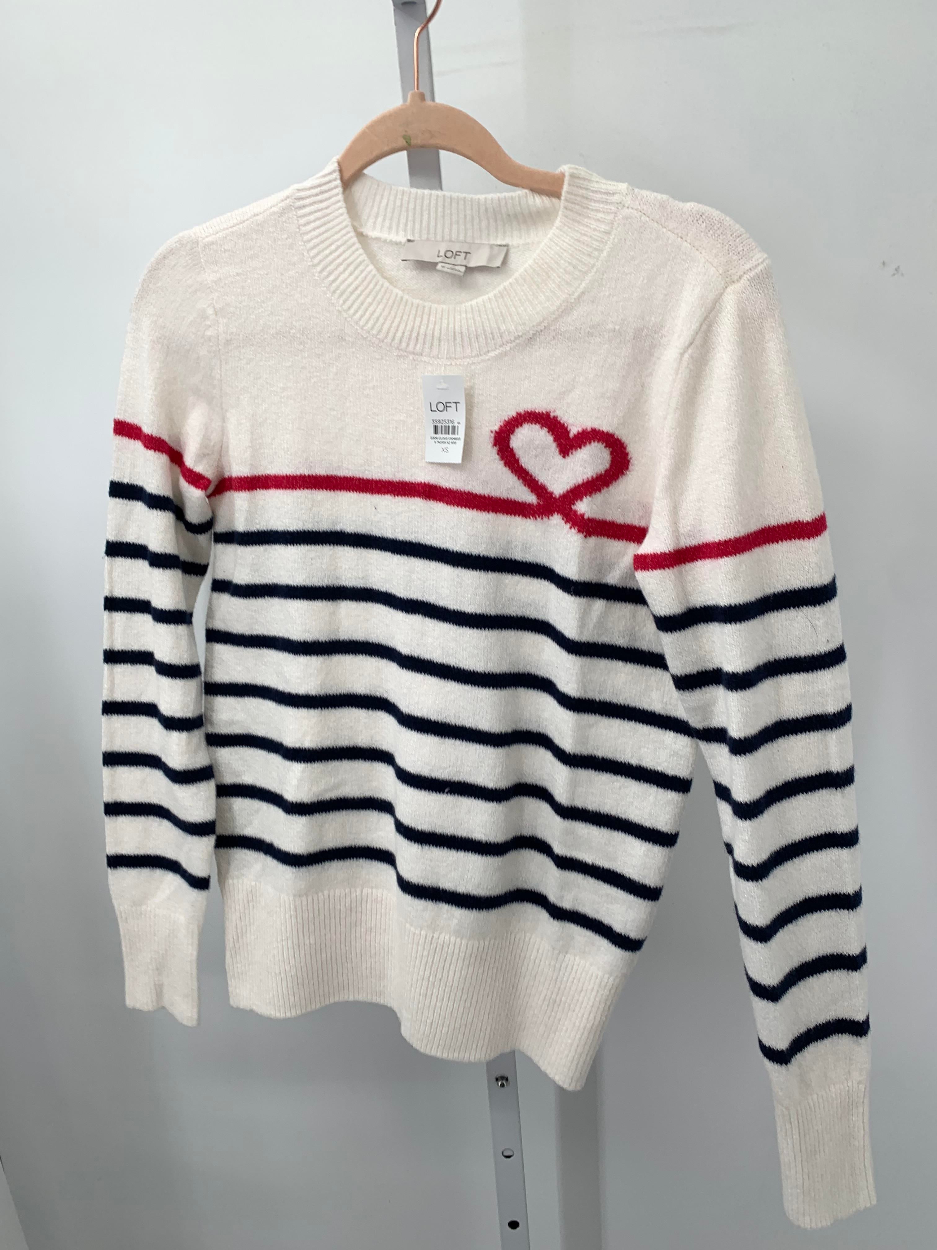 Loft Size X Small Misses Long Slv Sweater