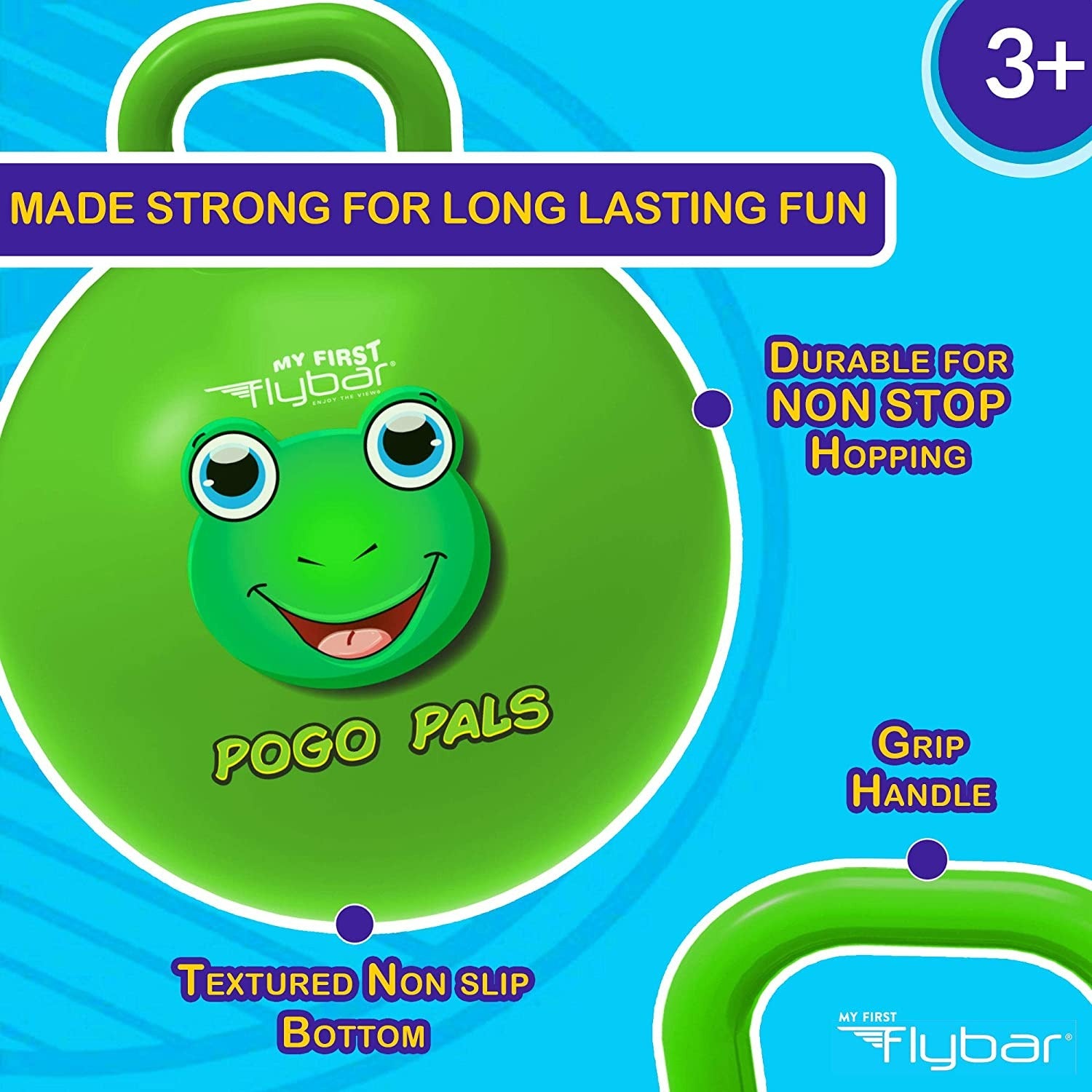 New Pogo Pals Froggy Bouncy Hopper Ball - Medium