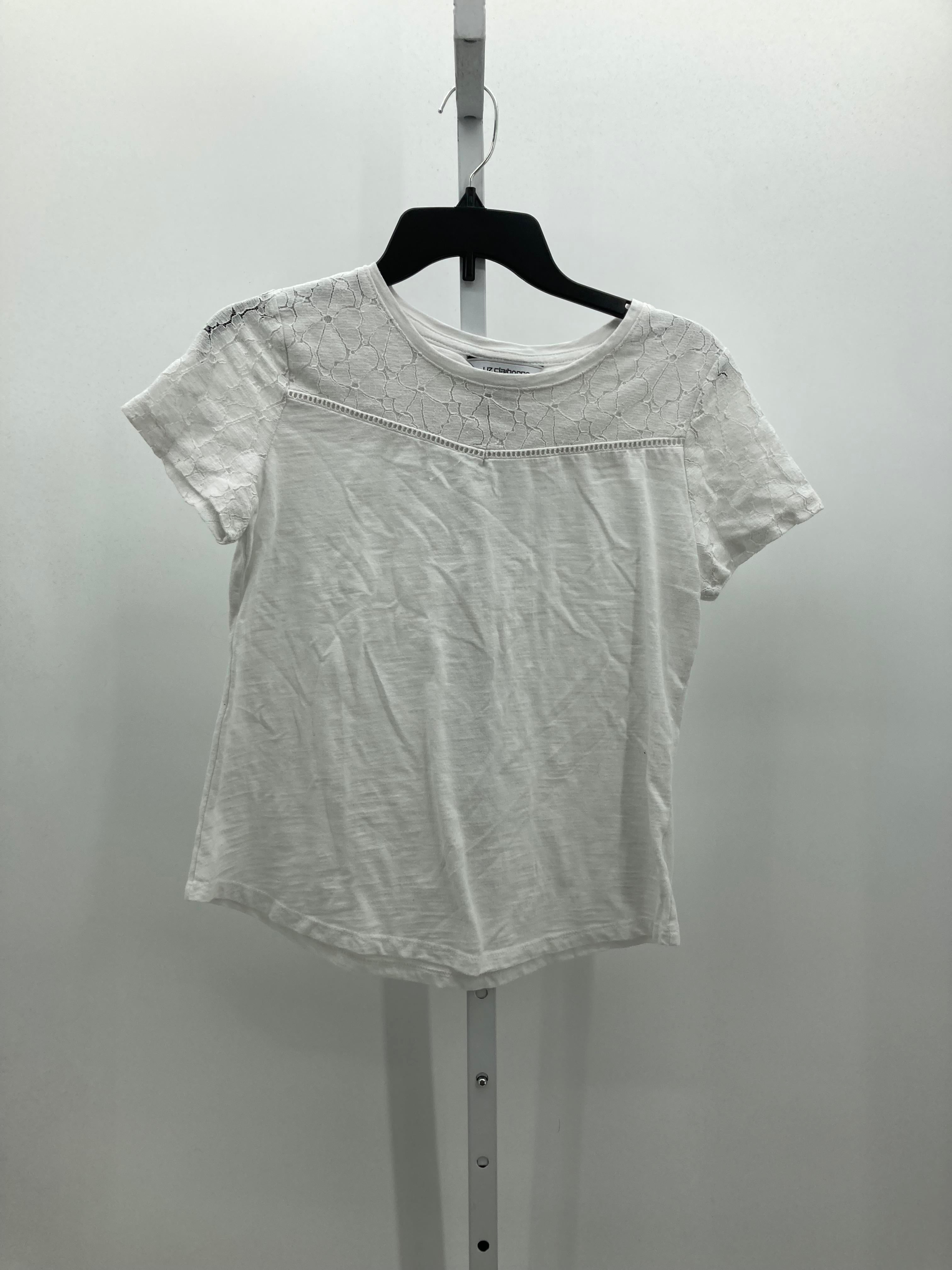 Liz Claiborne Size Medium Petite Petite Short Sleeve Shirt