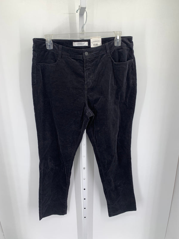 Croft & Barrow Size 18 Misses Corduroy Pants