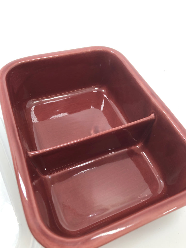 SMALL CERAMIC LUNCH CONTAINER.