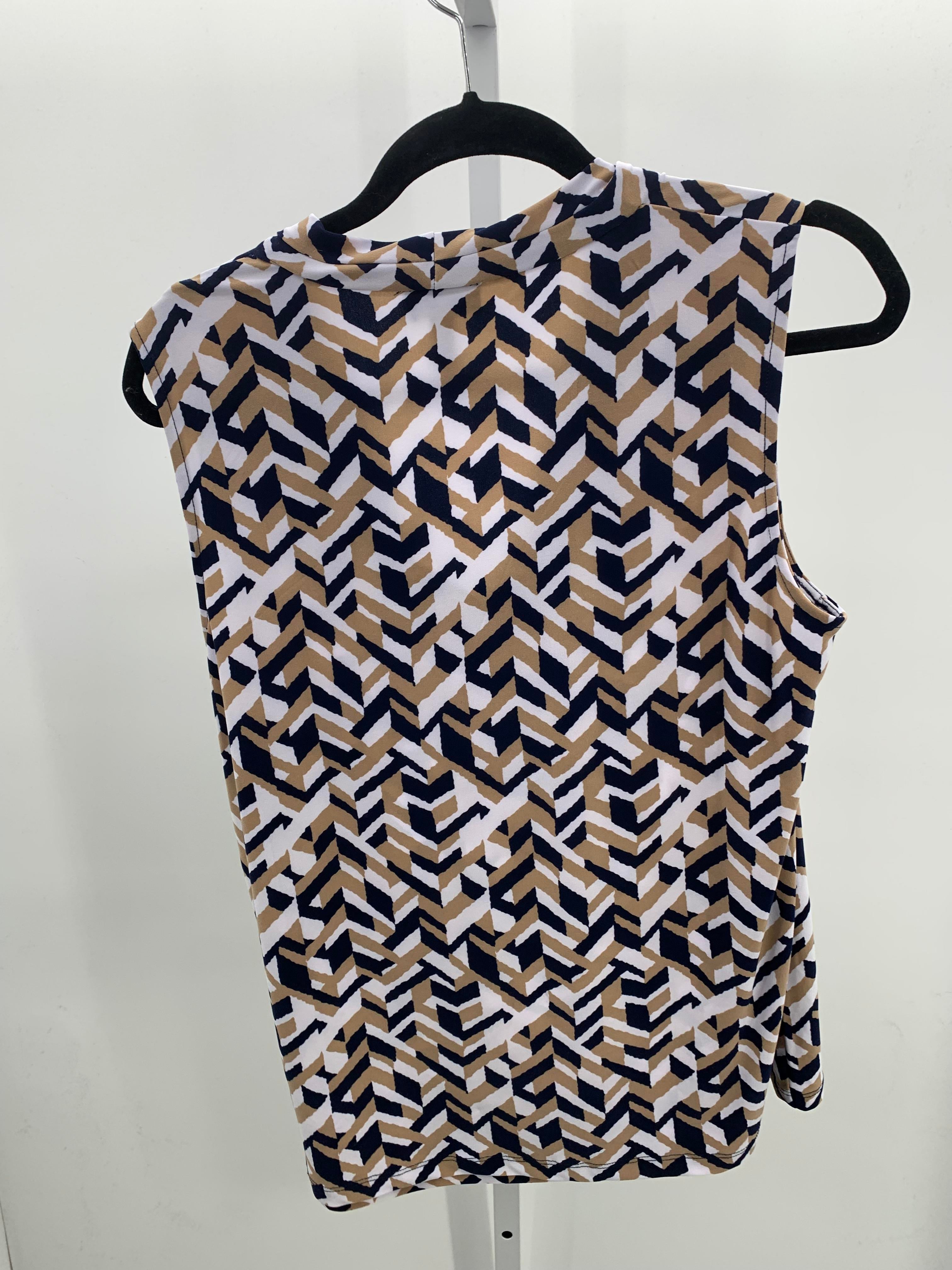 Jones New York Size Large Misses Sleeveless Shirt
