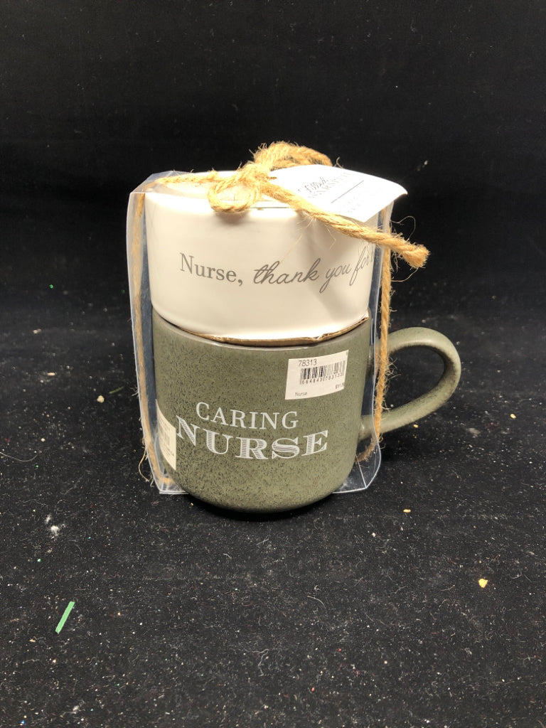 NIB CANDLE MUG FOR NURSE.