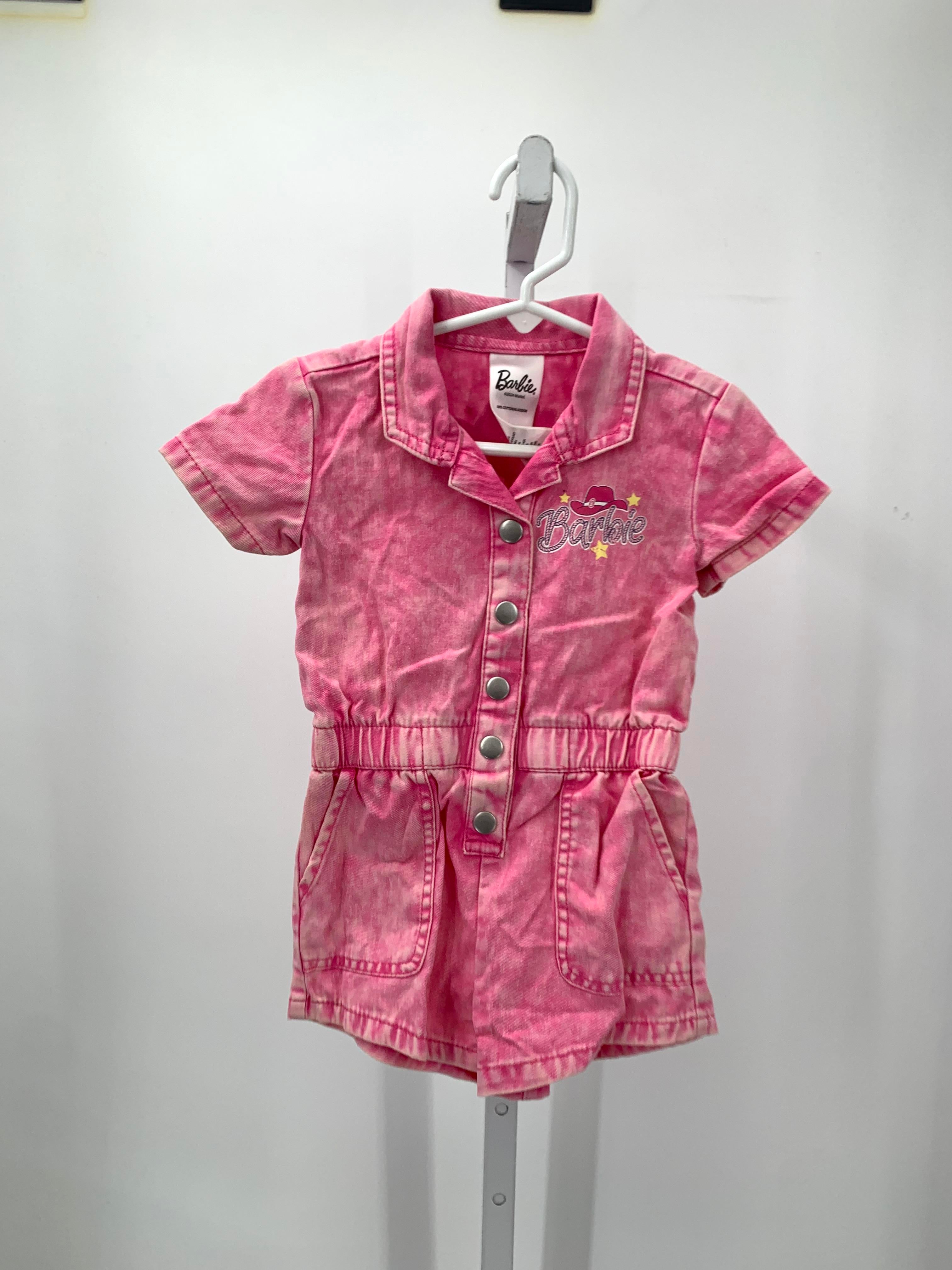 Barbie Size 2T Girls Short Slv. Romper