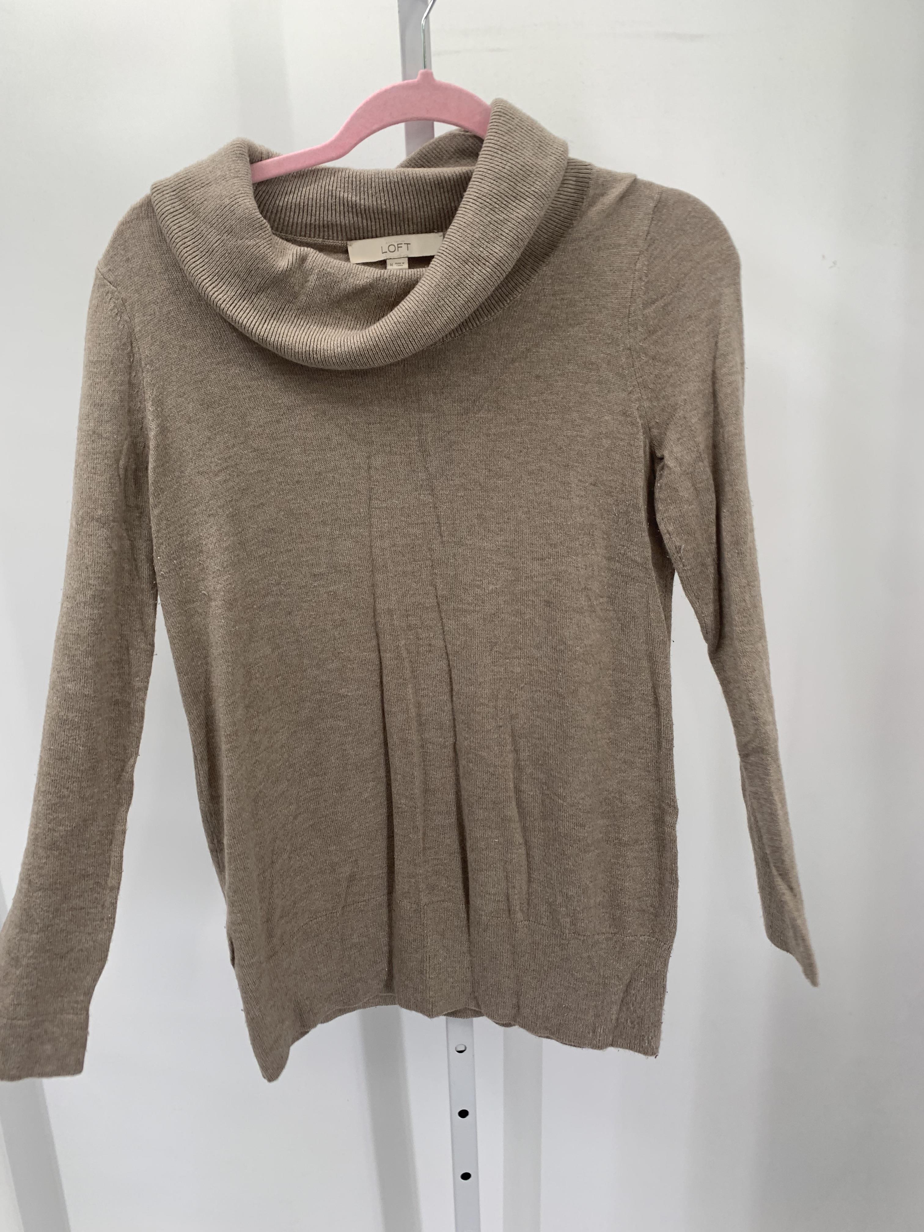 Loft Size Medium Misses Long Slv Sweater