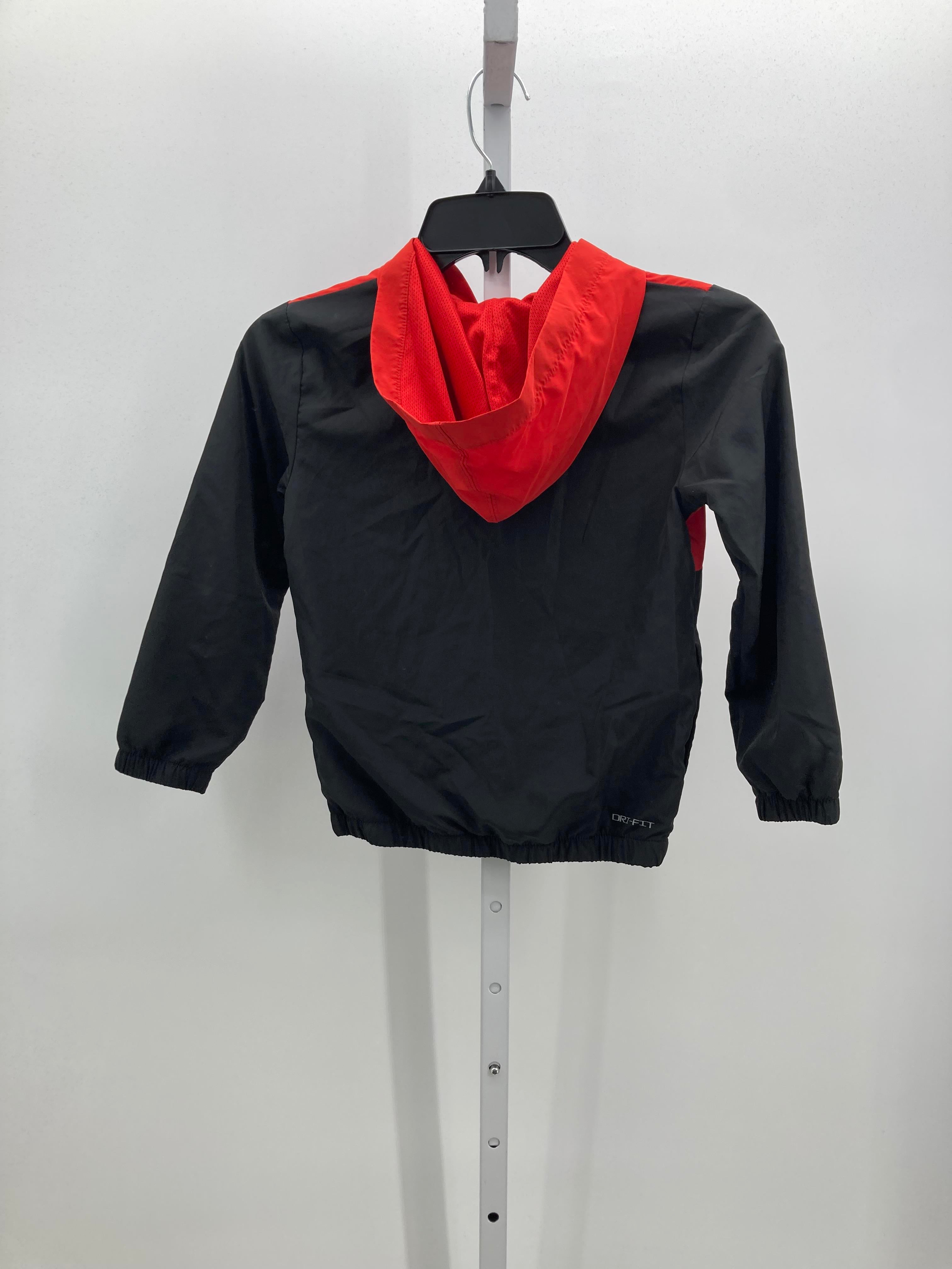 BLACK/RED WINDBREAKER