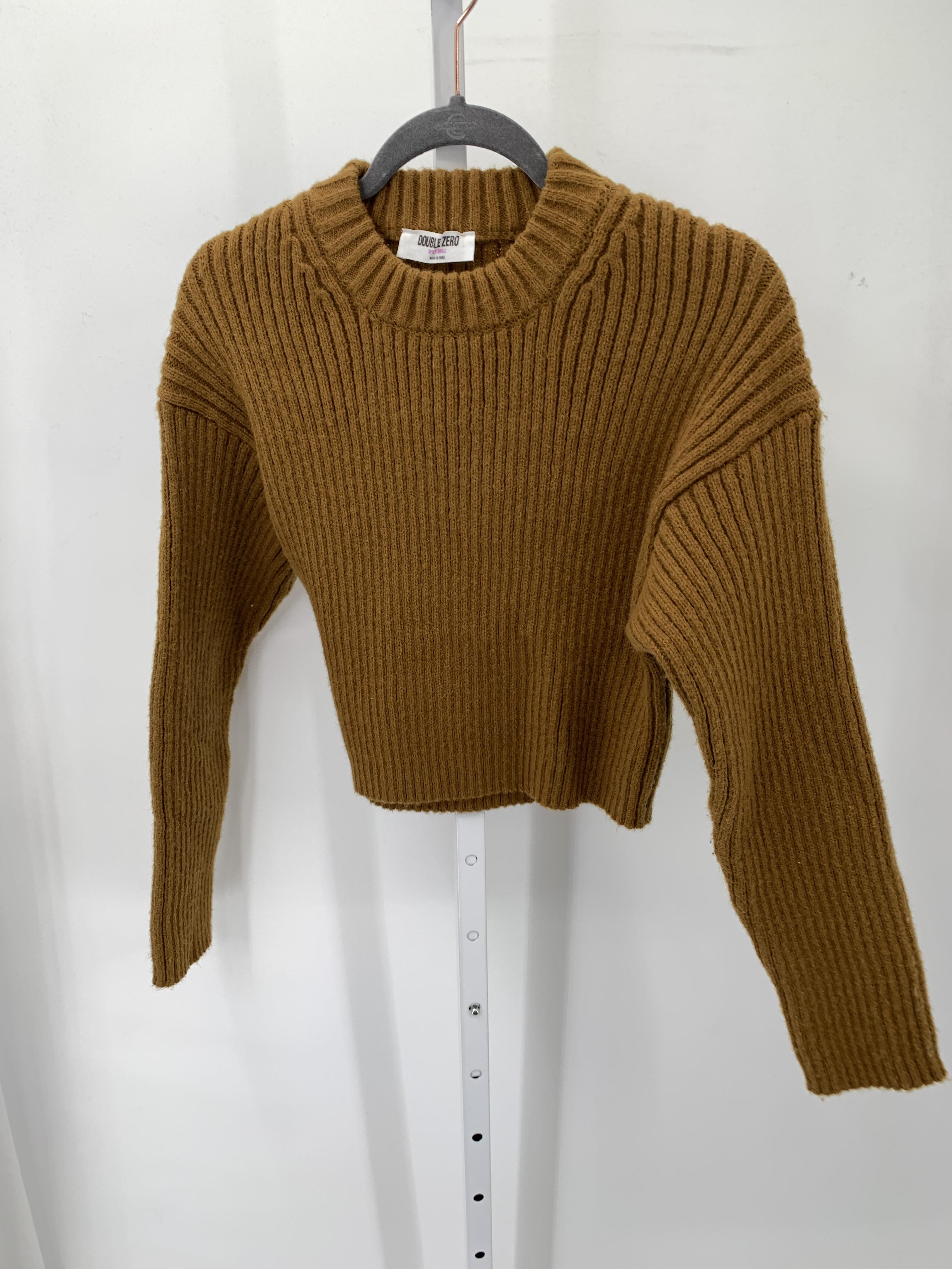 Double Zero Size Small Juniors Long Sleeve Sweater