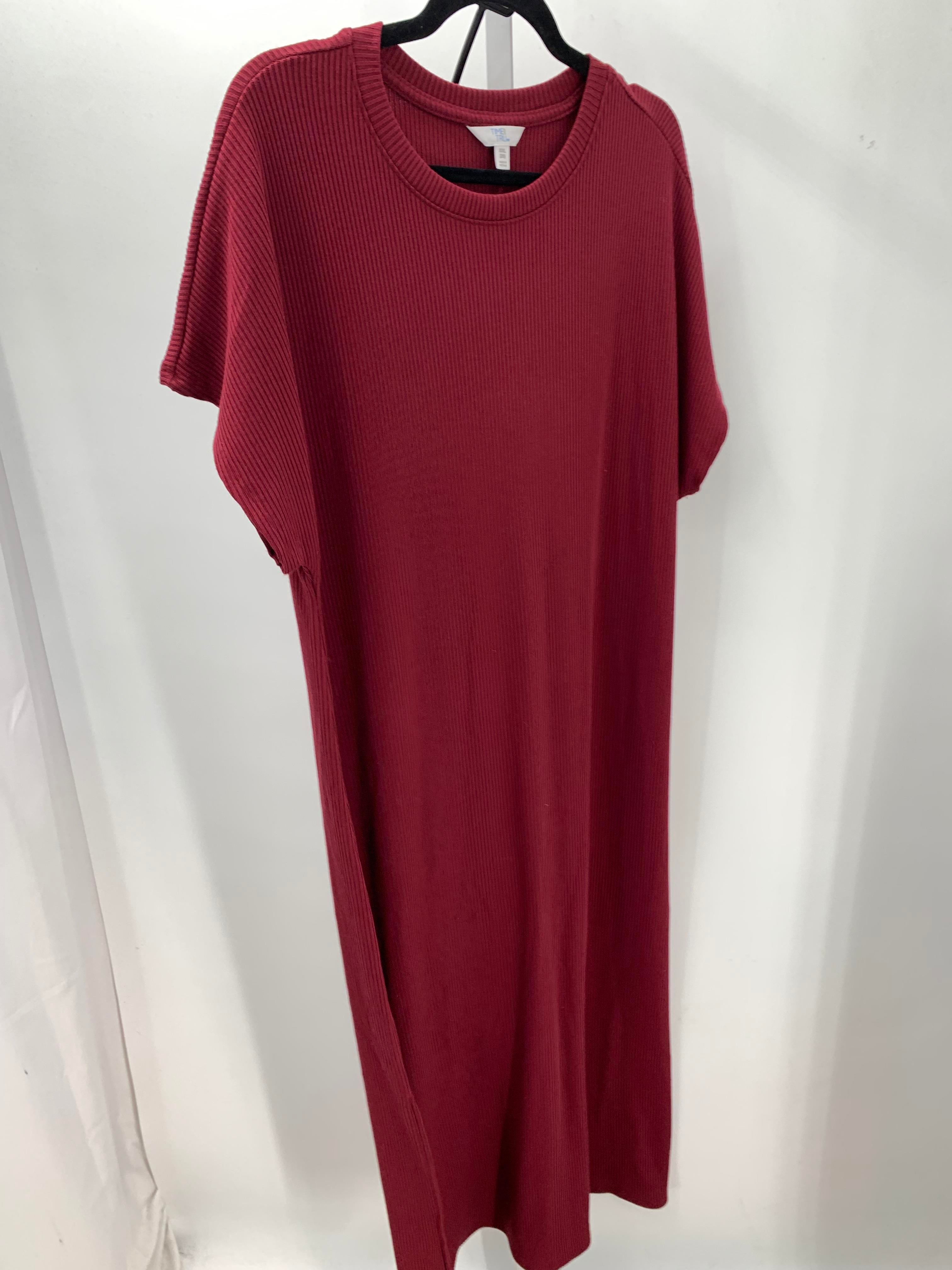 Time and Tru Size XXL Misses Short Sleeve Dress