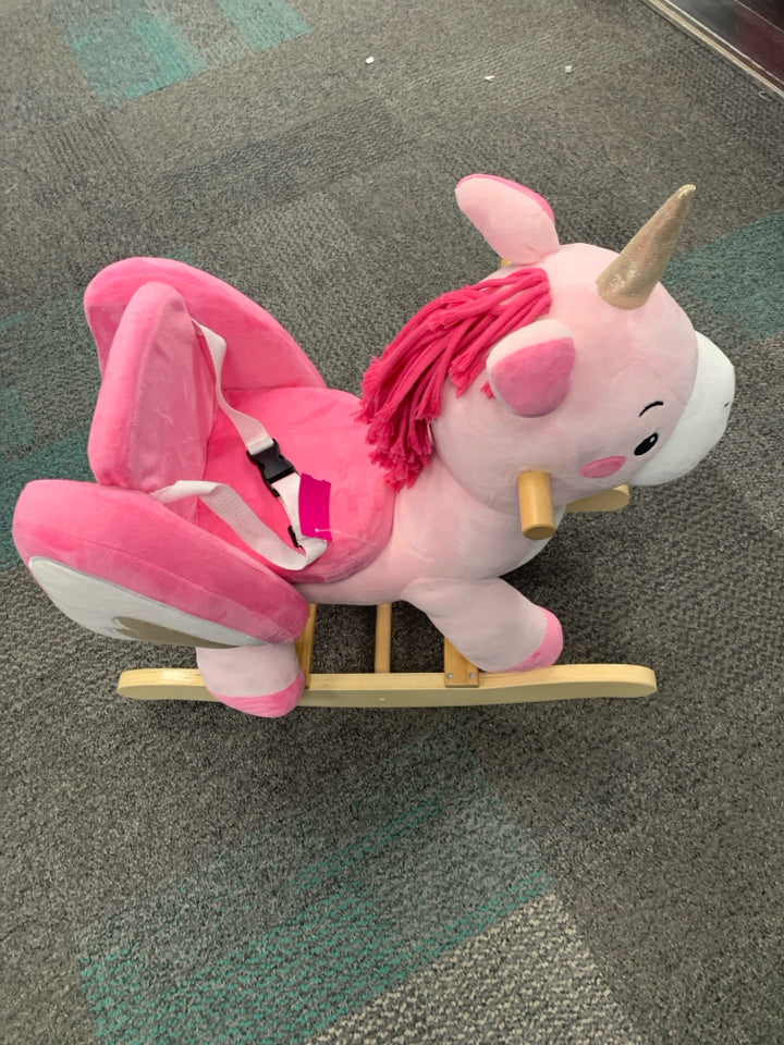 Pink unicorn rocker