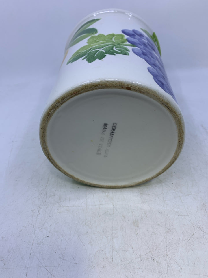 FLORAL OVAL PLATTER.