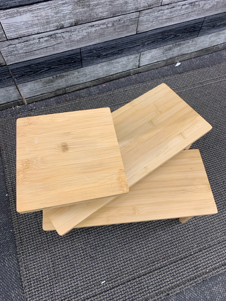 3 TIER BAMBOO PLANT STAND.