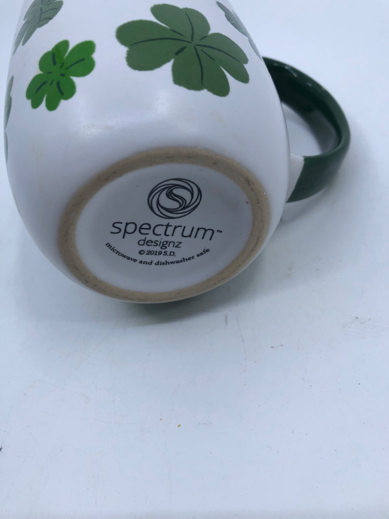 SPECTRUM 4 LEAF CLOVERS MUG.