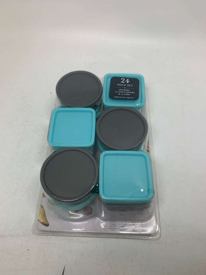 NIP 24 PC SET CONDIMENT CONTAINER SET.