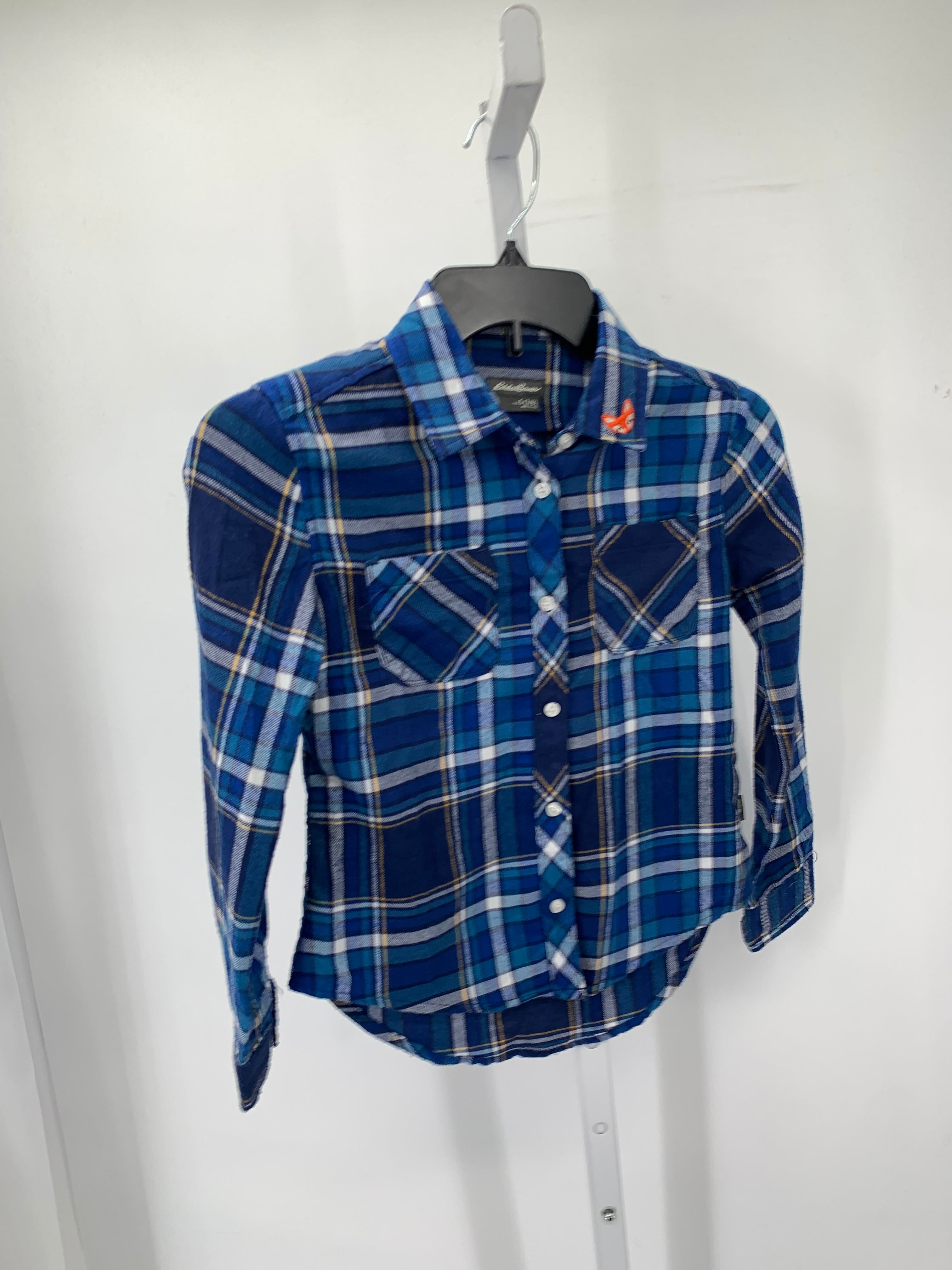 Eddie Bauer Size 7-8 Girls Long Sleeve Shirt