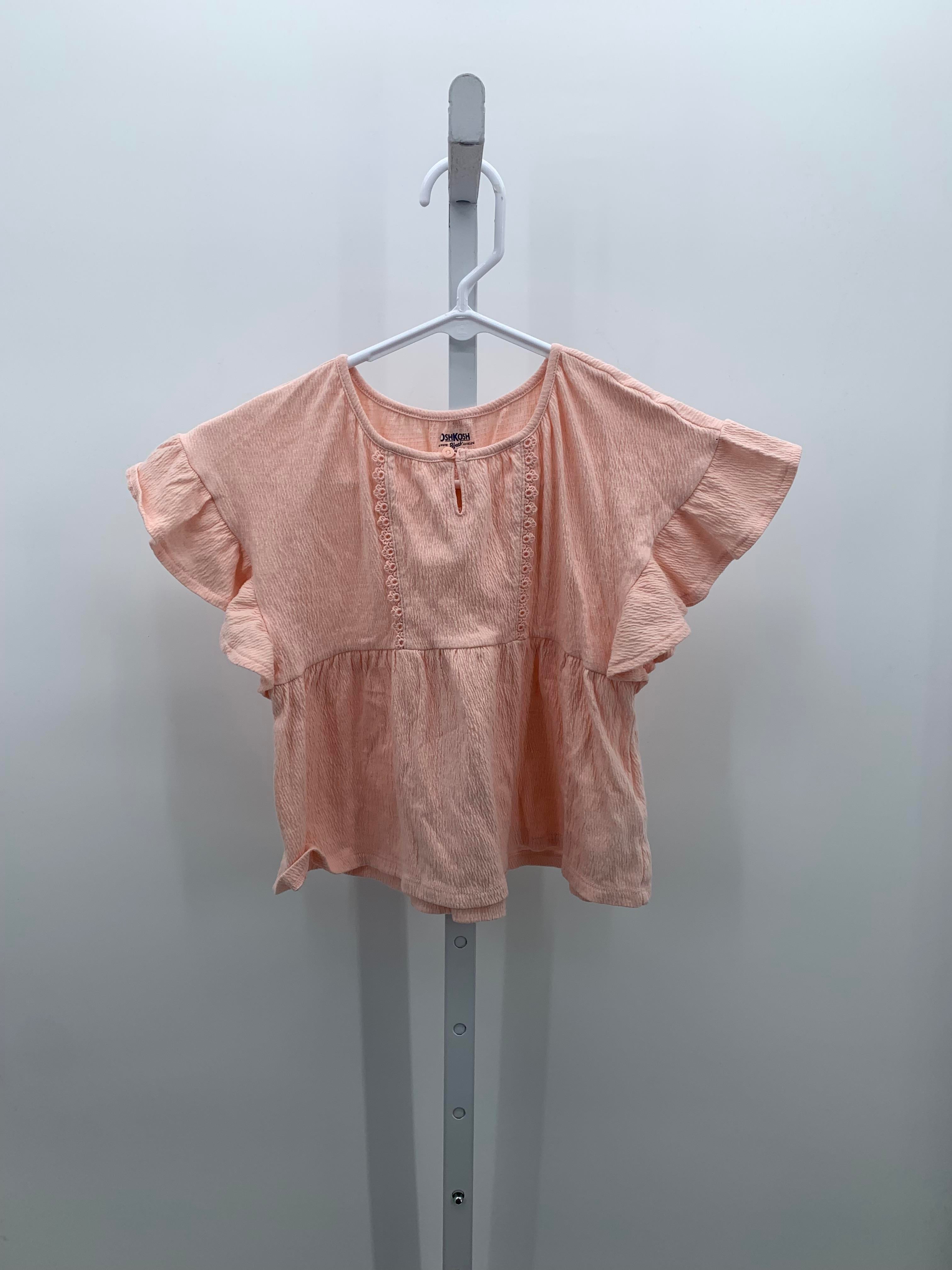 Osh Kosh Size 8 Girls Short Sleeve Shirt