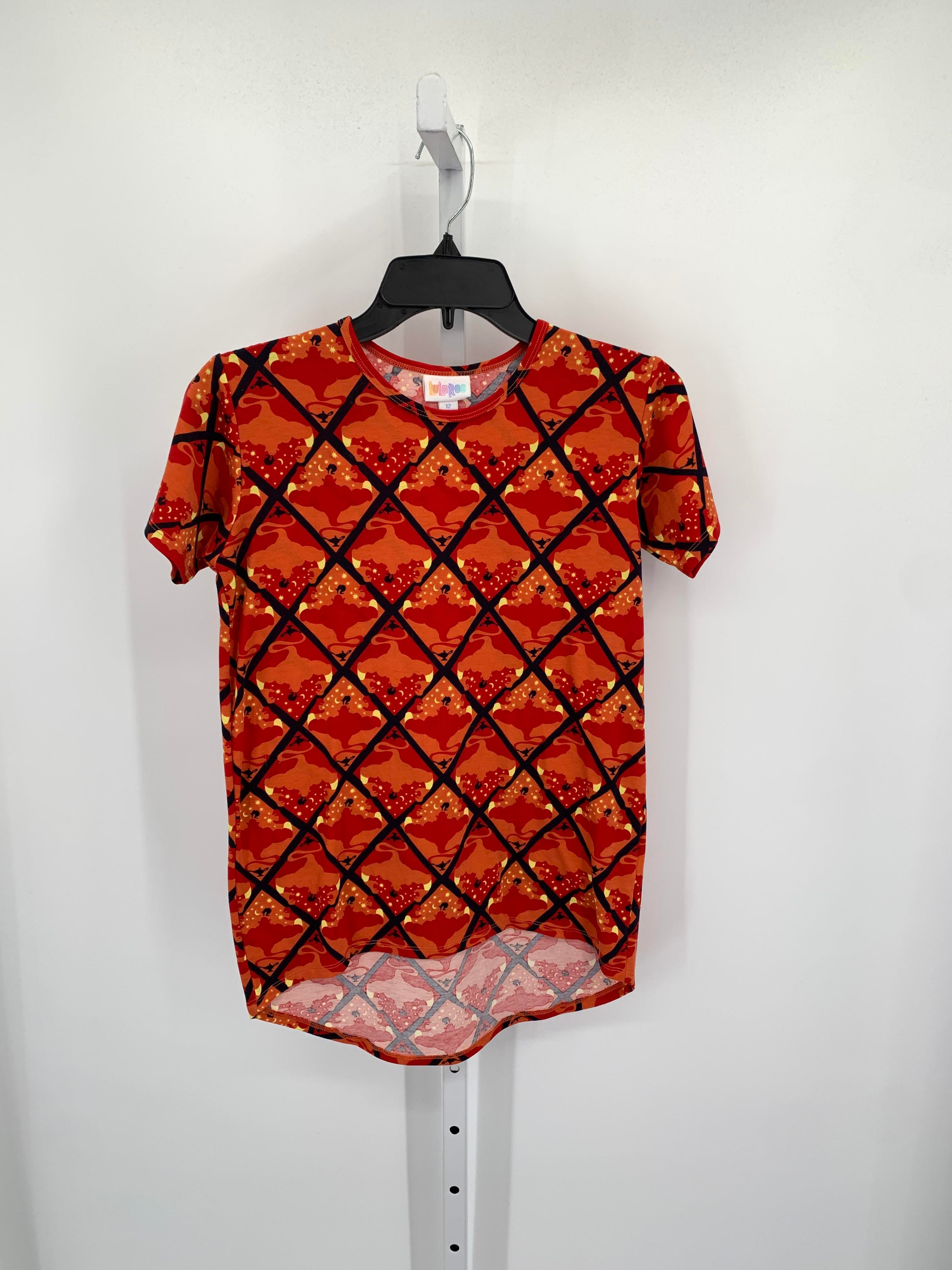 Lularoe Size 12 Girls Short Sleeve Shirt